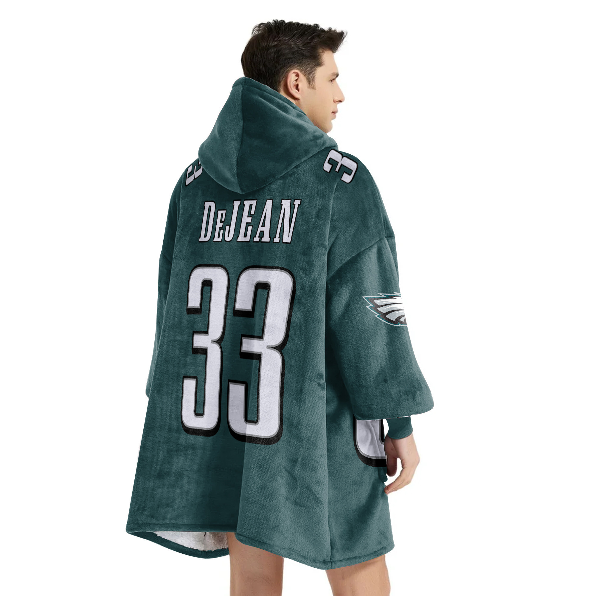 Adult 33 Philadelphia Football Unisex Blanket Hoodie
