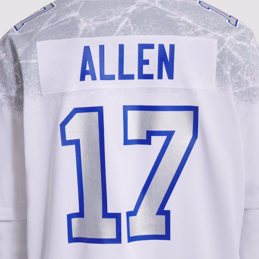 Josh Allen #17 Buffalo Bills 2025 Rivalries Collection Game Jersey - White