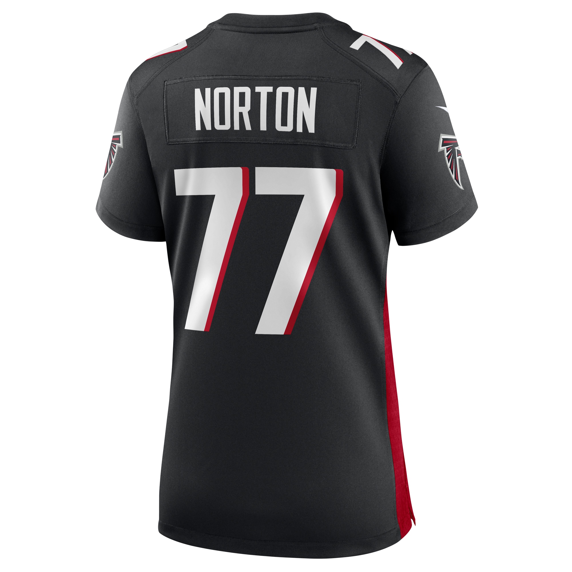 Storm Norton Atlanta Falcons Women's  Game Jersey -  Black