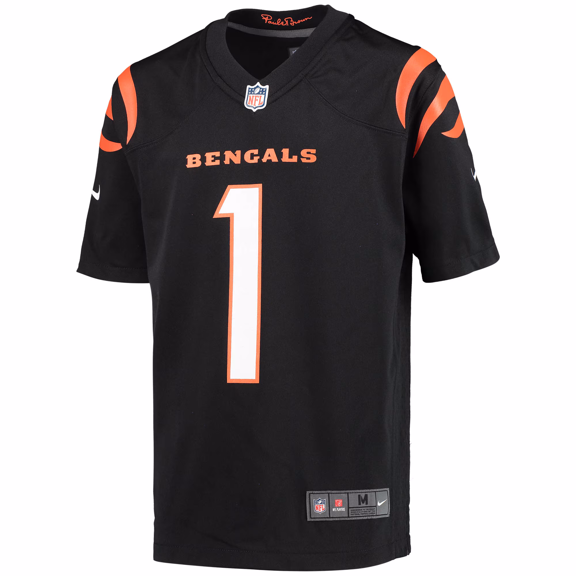 Ja'Marr Chase Cincinnati Bengals Youth Game Jersey - Black