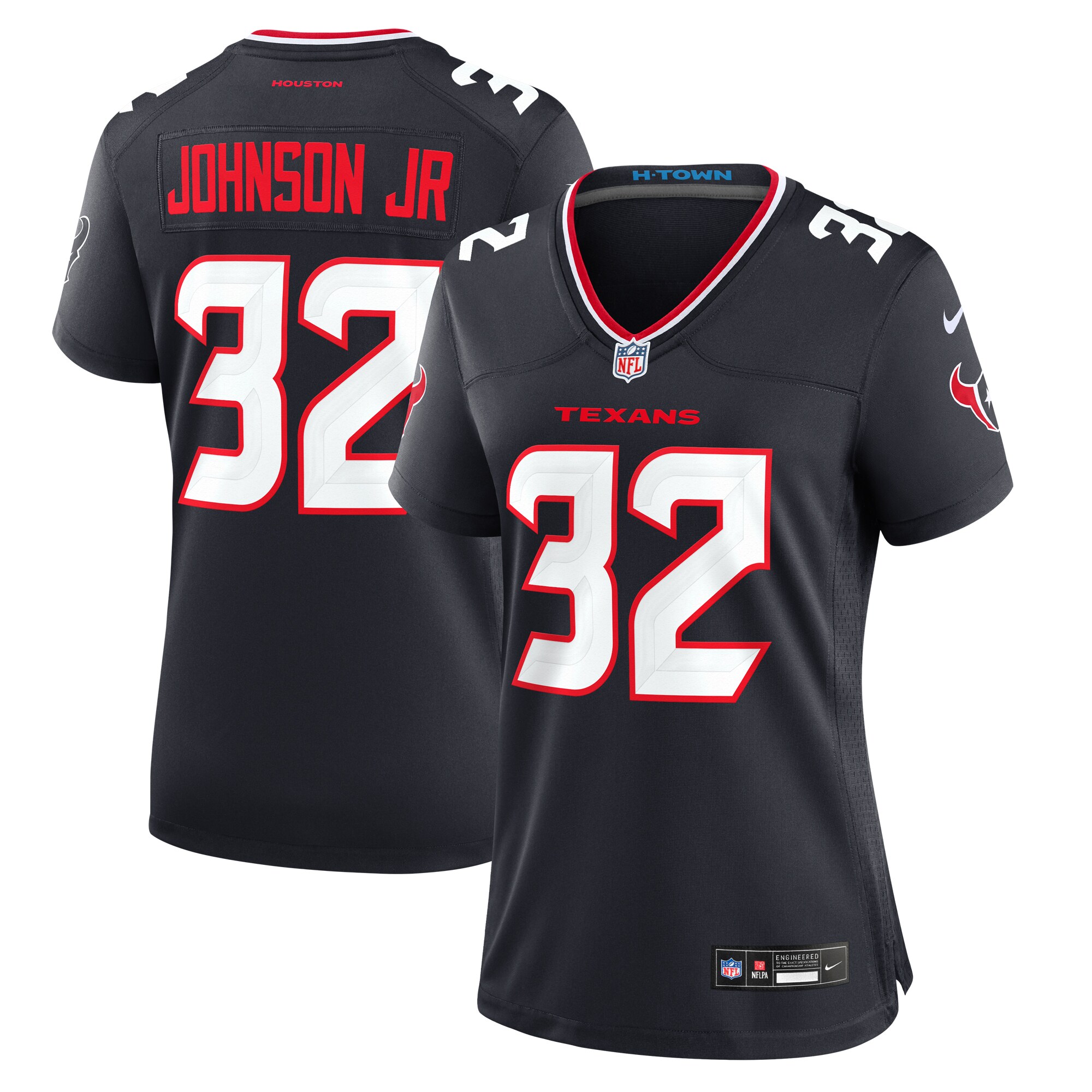 Lonnie Johnson Jr. Houston Texans Women's Team Game Jersey -  Navy