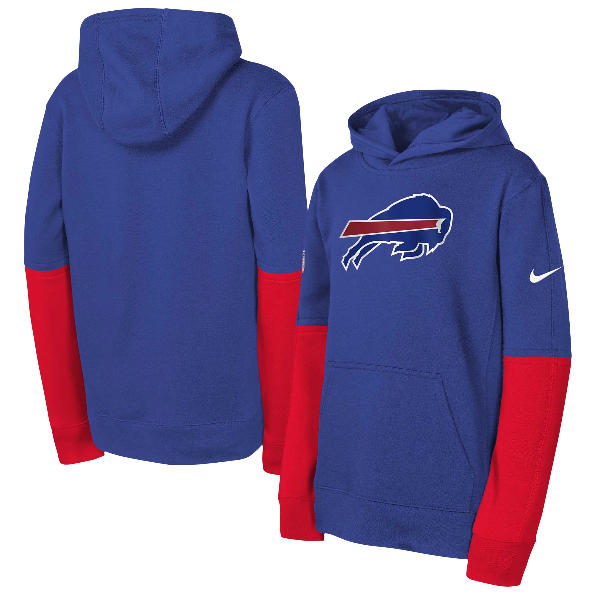 Buffalo Bills Youth  Team Issue Club Pullover Hoodie - Royal