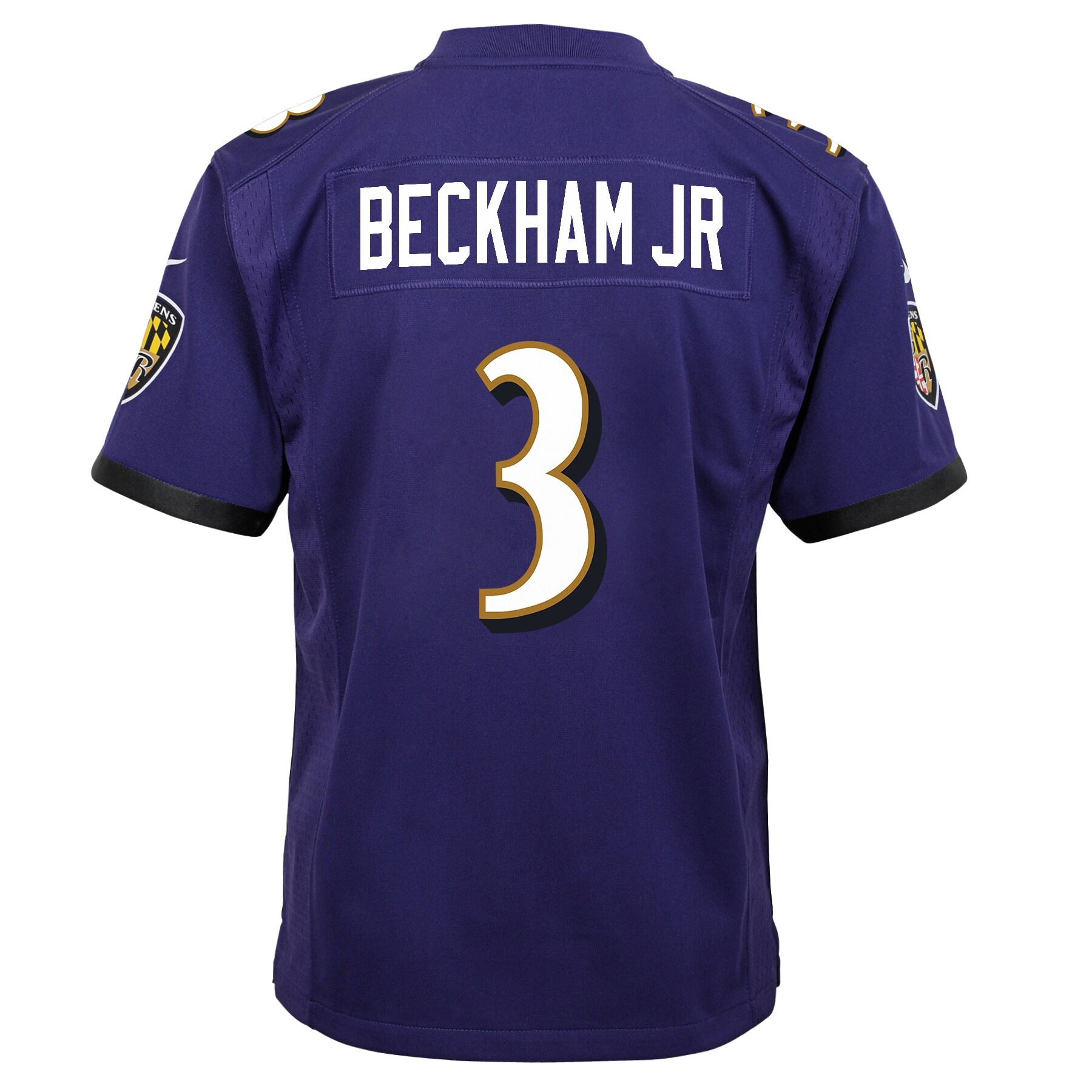 Odell Beckham Jr. Baltimore Ravens  Youth Game Jersey - Purple