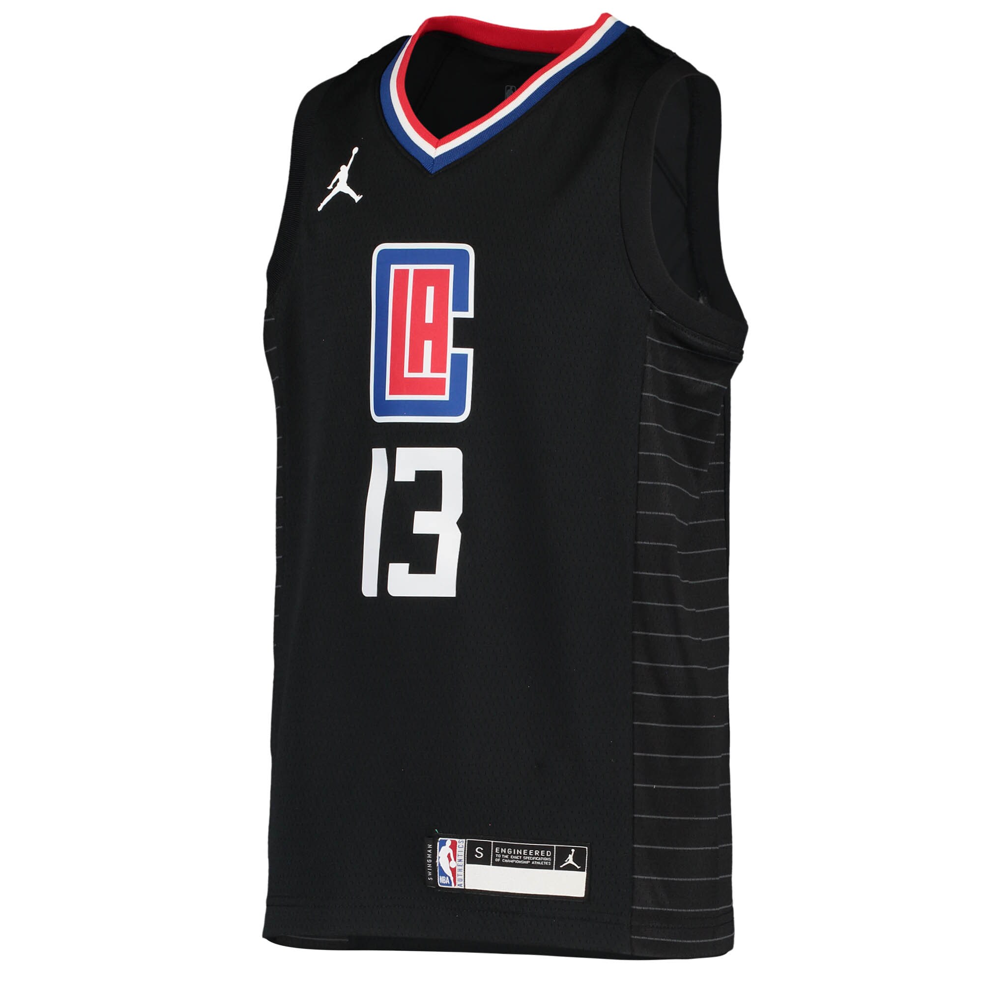 Paul George LA Clippers  Youth 2020/21 Swingman Player Jersey - Black - Statement Edition