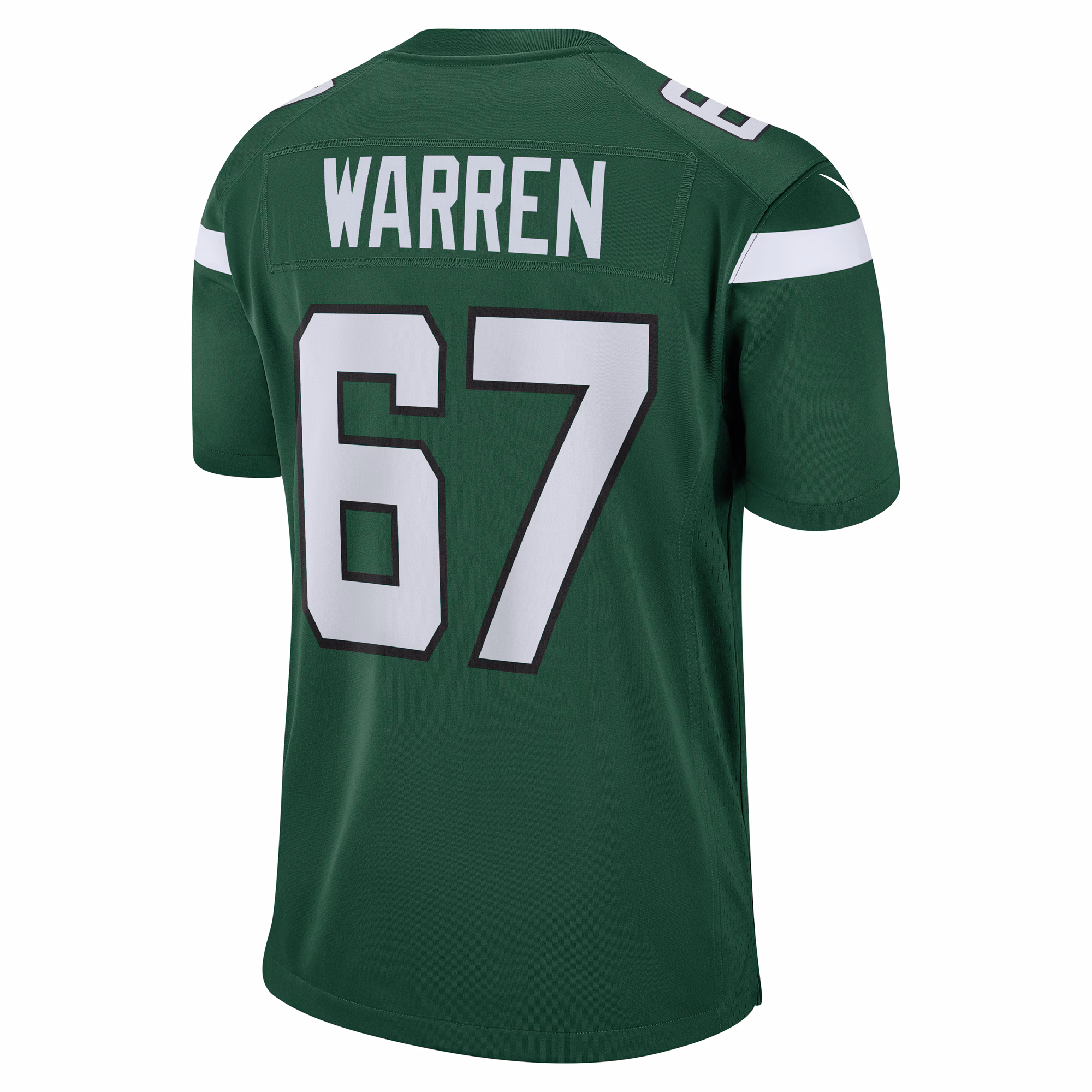Carter Warren New York Jets  Game Jersey - Gotham Green