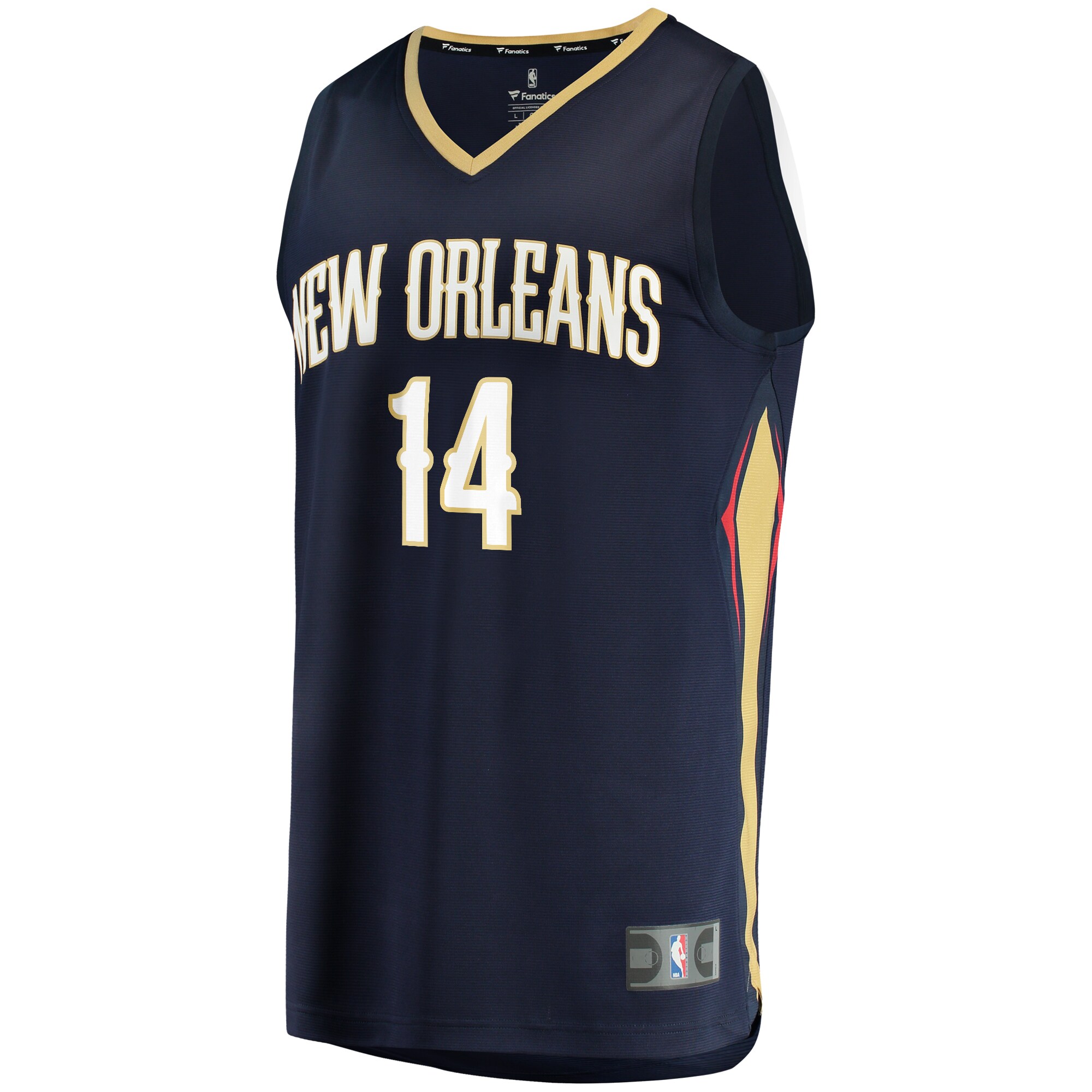 Brandon Ingram New Orleans Pelicans  Fast Break Replica Jersey Navy - Icon Edition