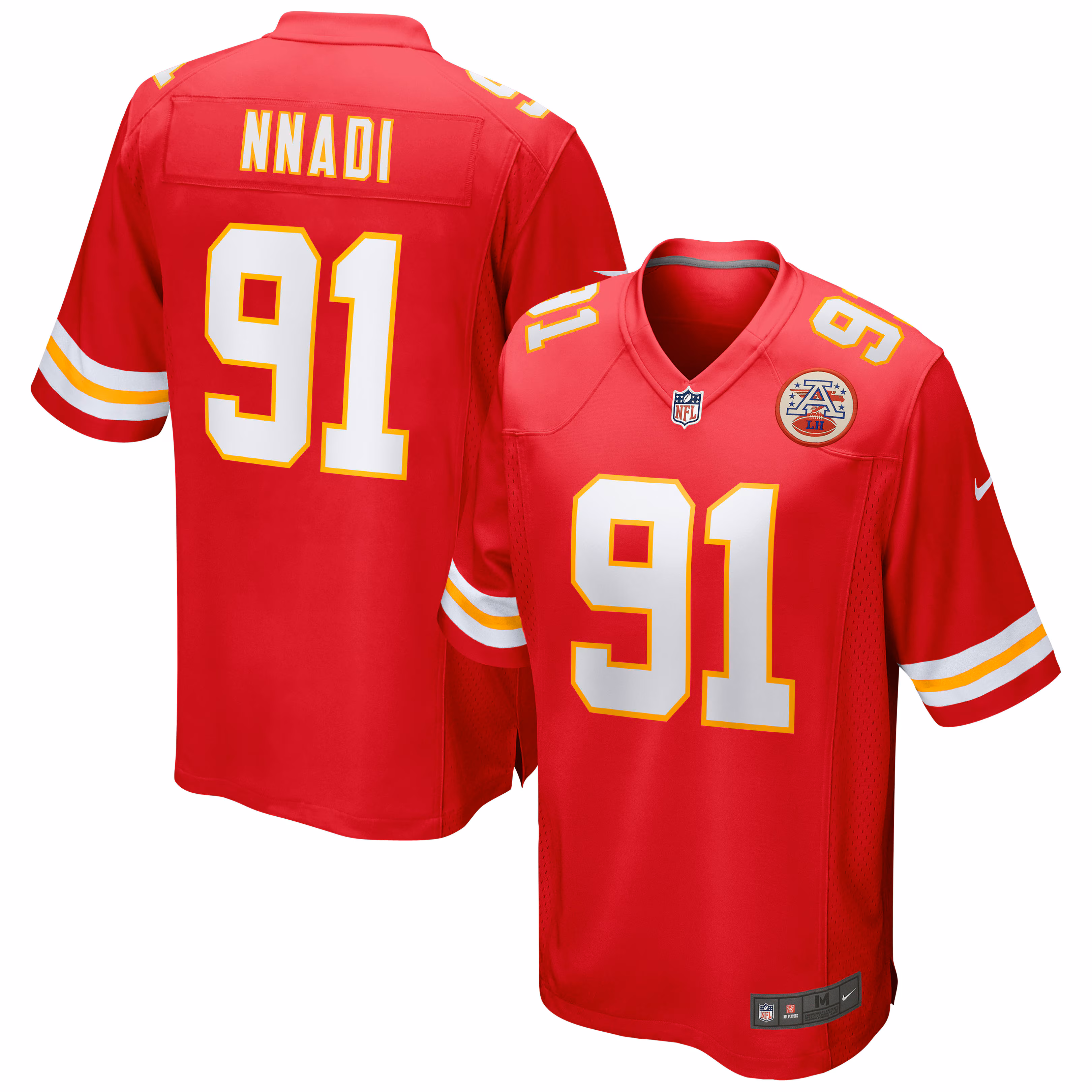 Derrick Nnadi Kansas City Chiefs Game Jersey - Red