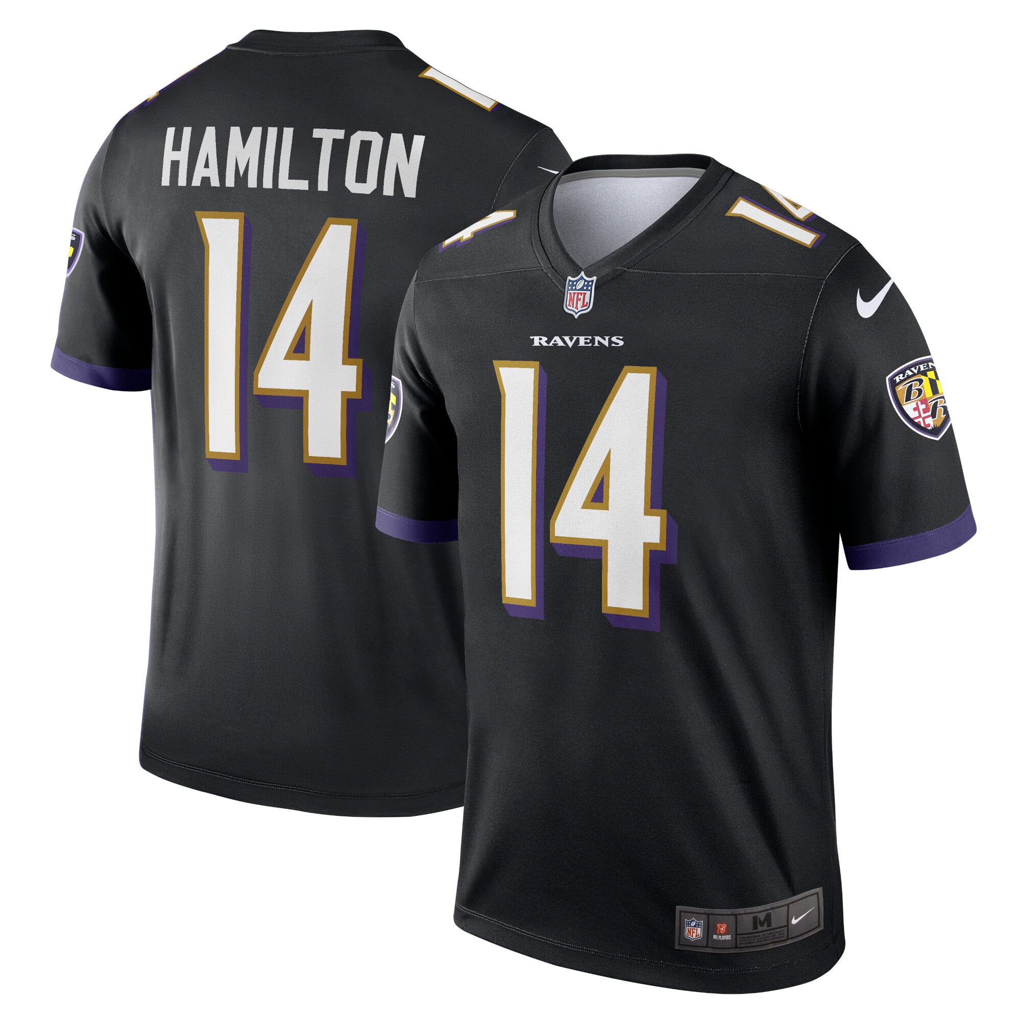 Kyle Hamilton Baltimore Ravens  Legend Jersey - Black