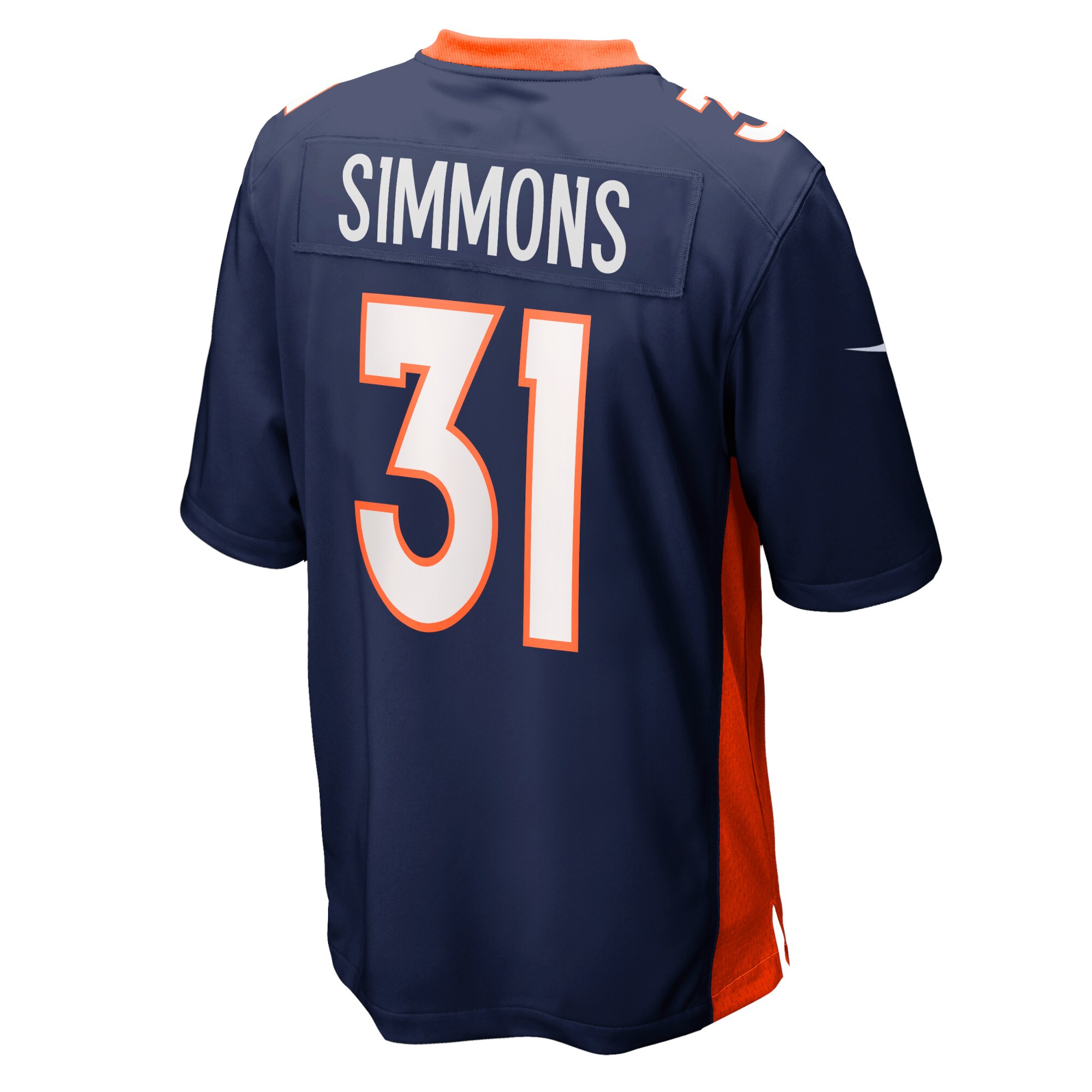 Justin Simmons Denver Broncos  Game Jersey - Navy