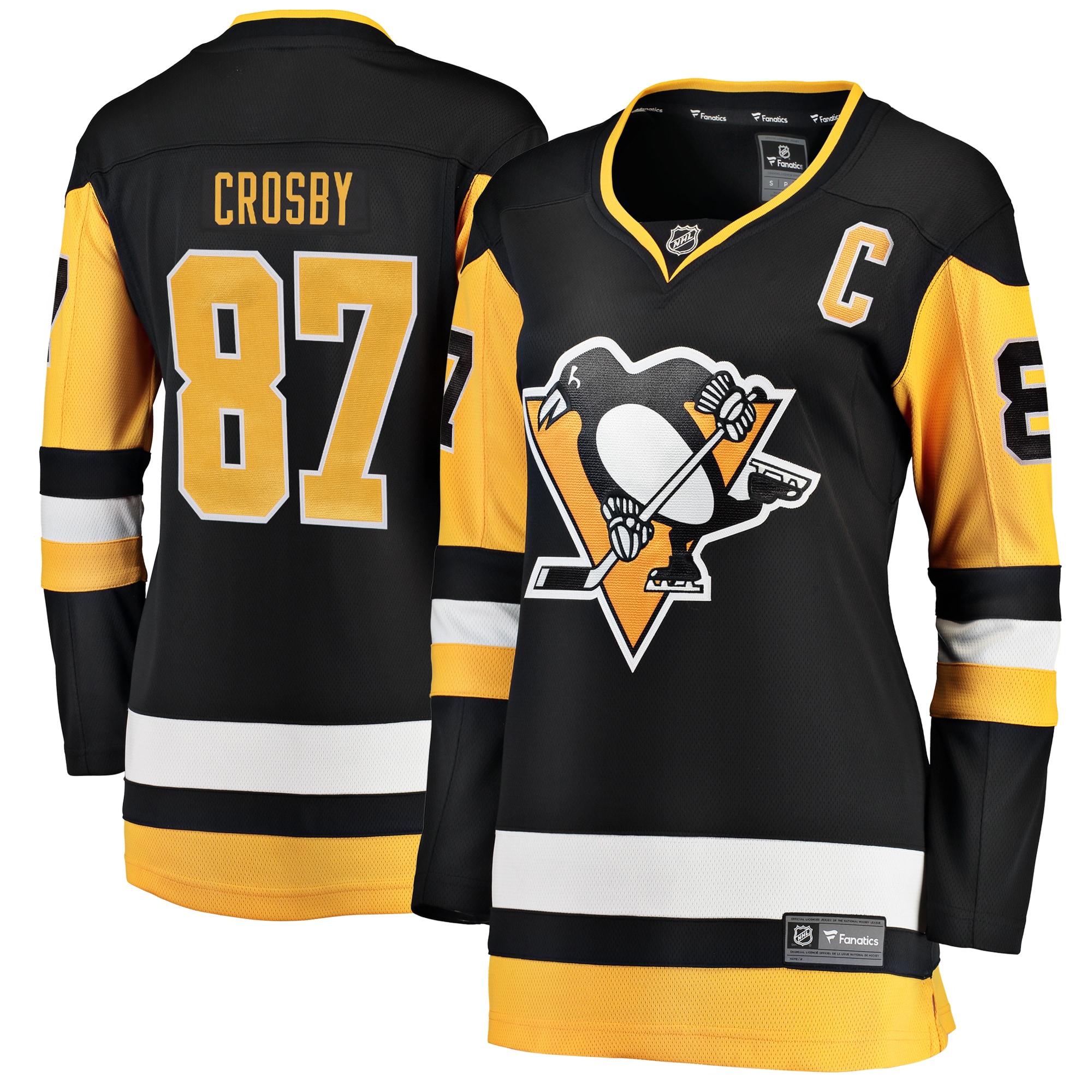 Sidney Crosby Pittsburgh Penguins Women's Home Breakaway Player Jersey - Black