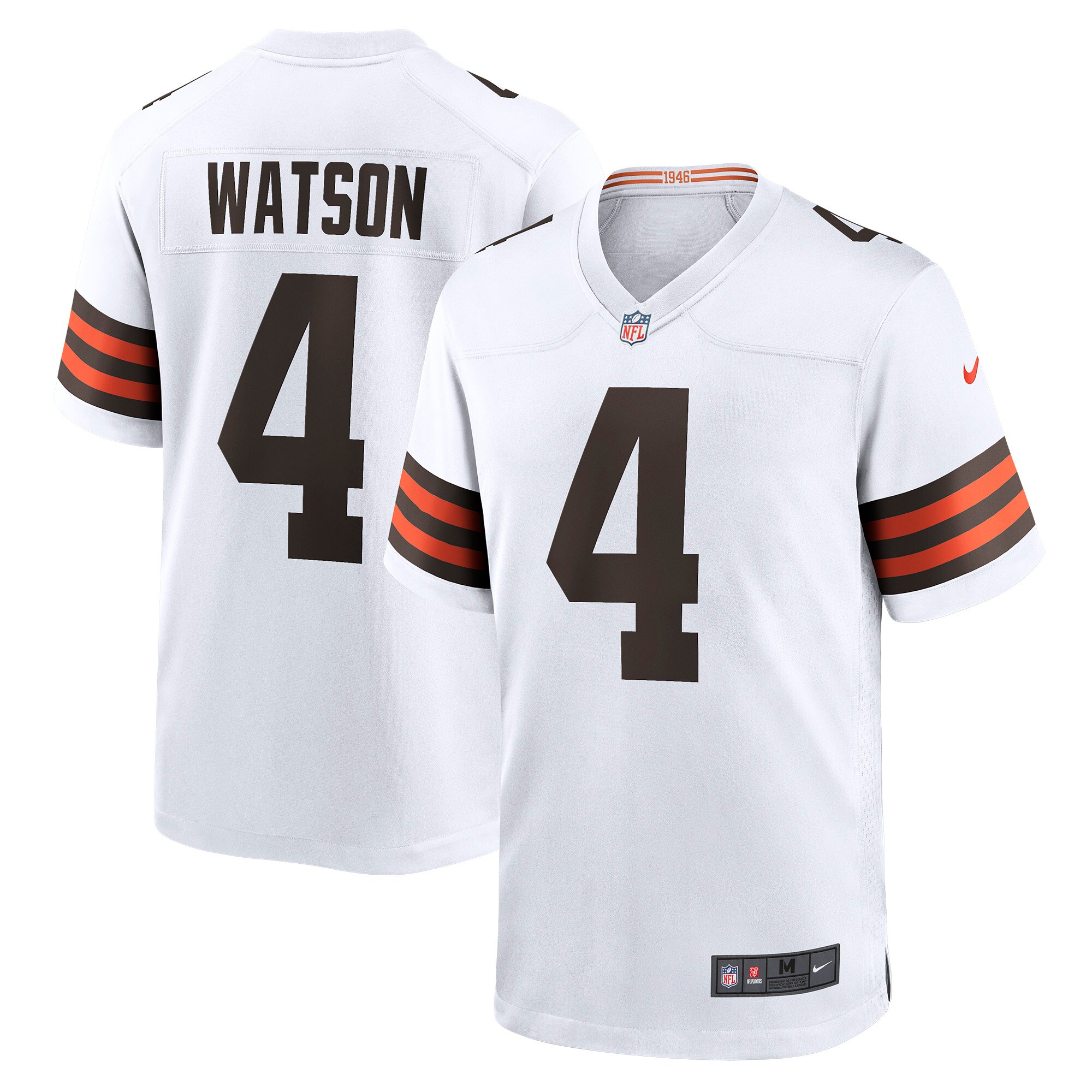 Deshaun Watson #4 Cleveland Browns  Game Jersey - White