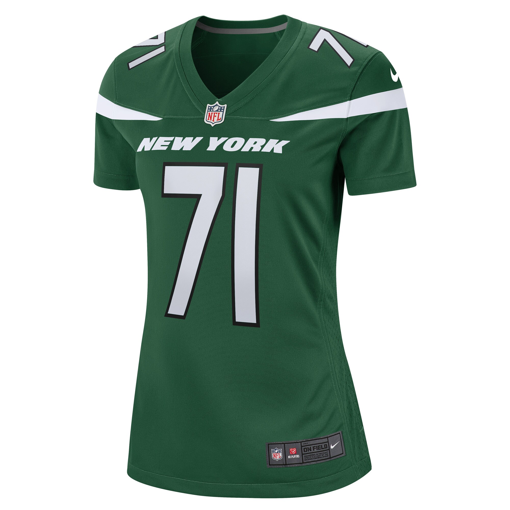 Duane Brown New York Jets  Women's Game Player Jersey - Gotham Green