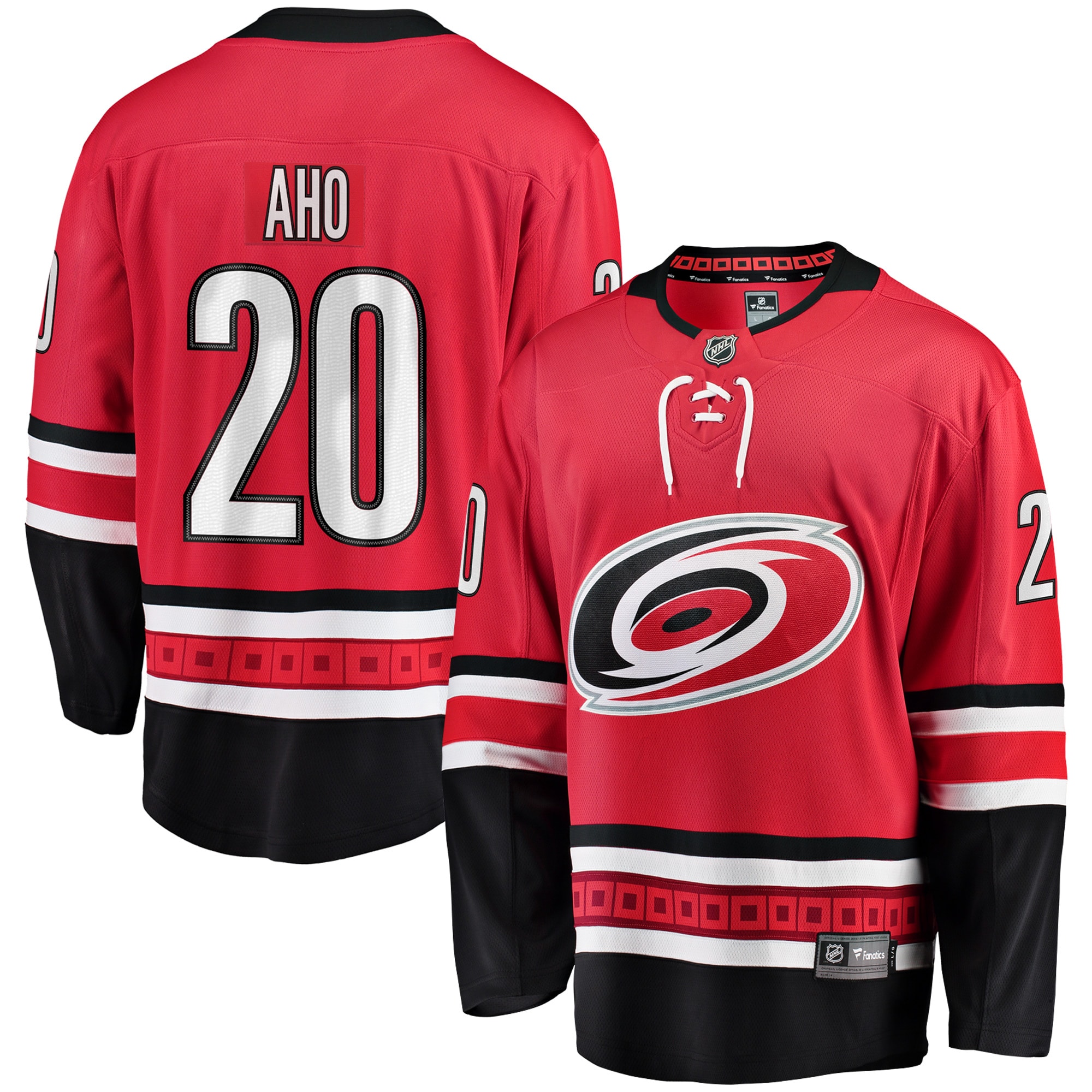 Sebastian Aho Carolina Hurricanes Premier Breakaway Player Jersey - Red
