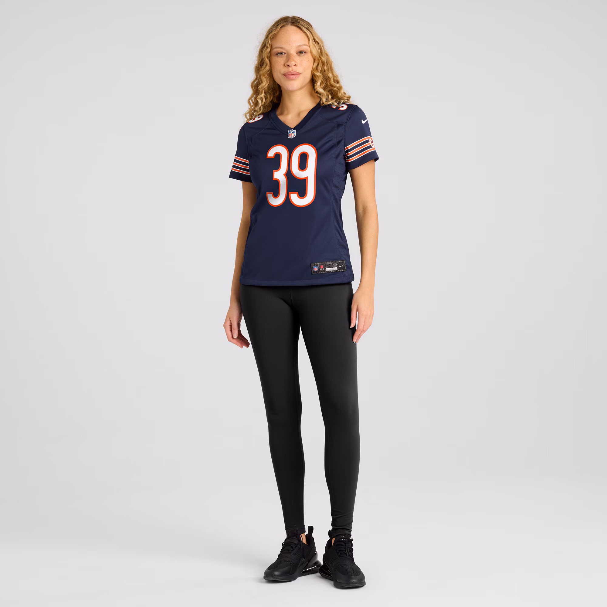 Quindell Johnson Chicago Bears Women's Team Game Jersey -  Navy