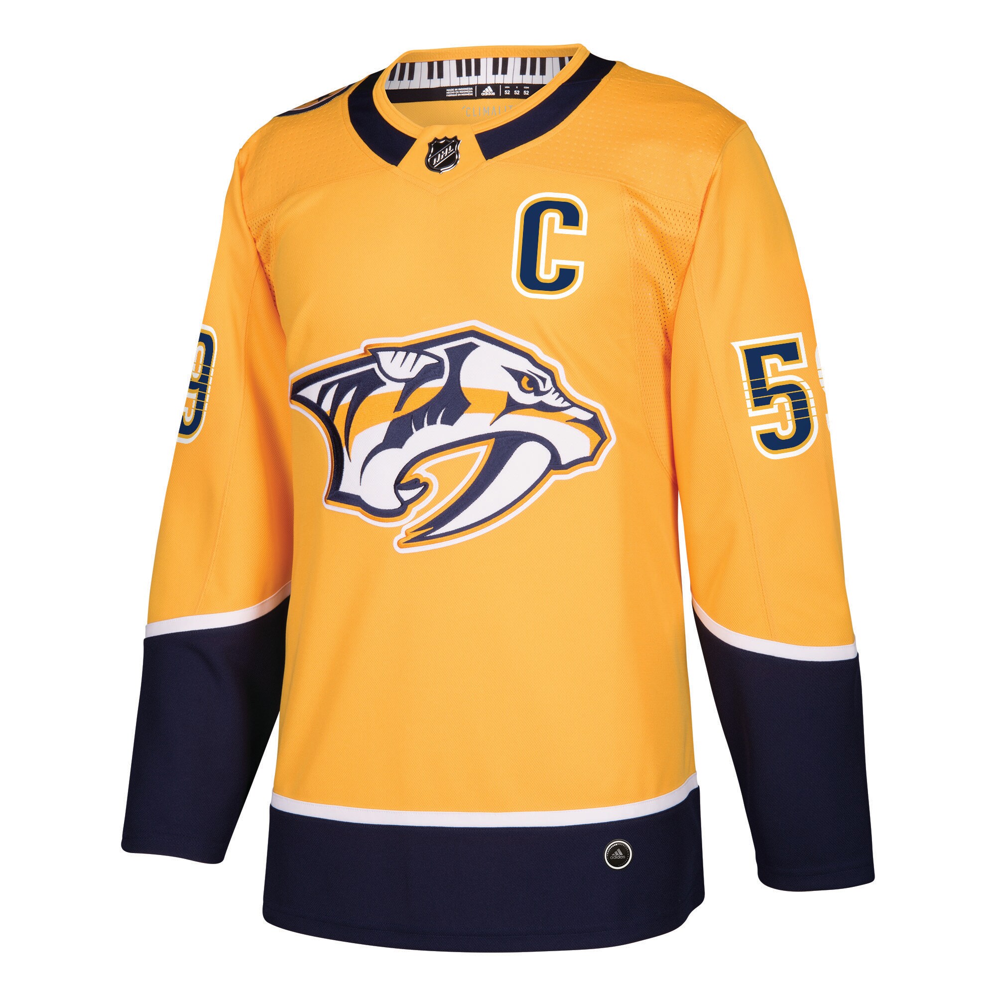 Roman Josi Nashville Predators  Home Authentic Player Jersey - Gold