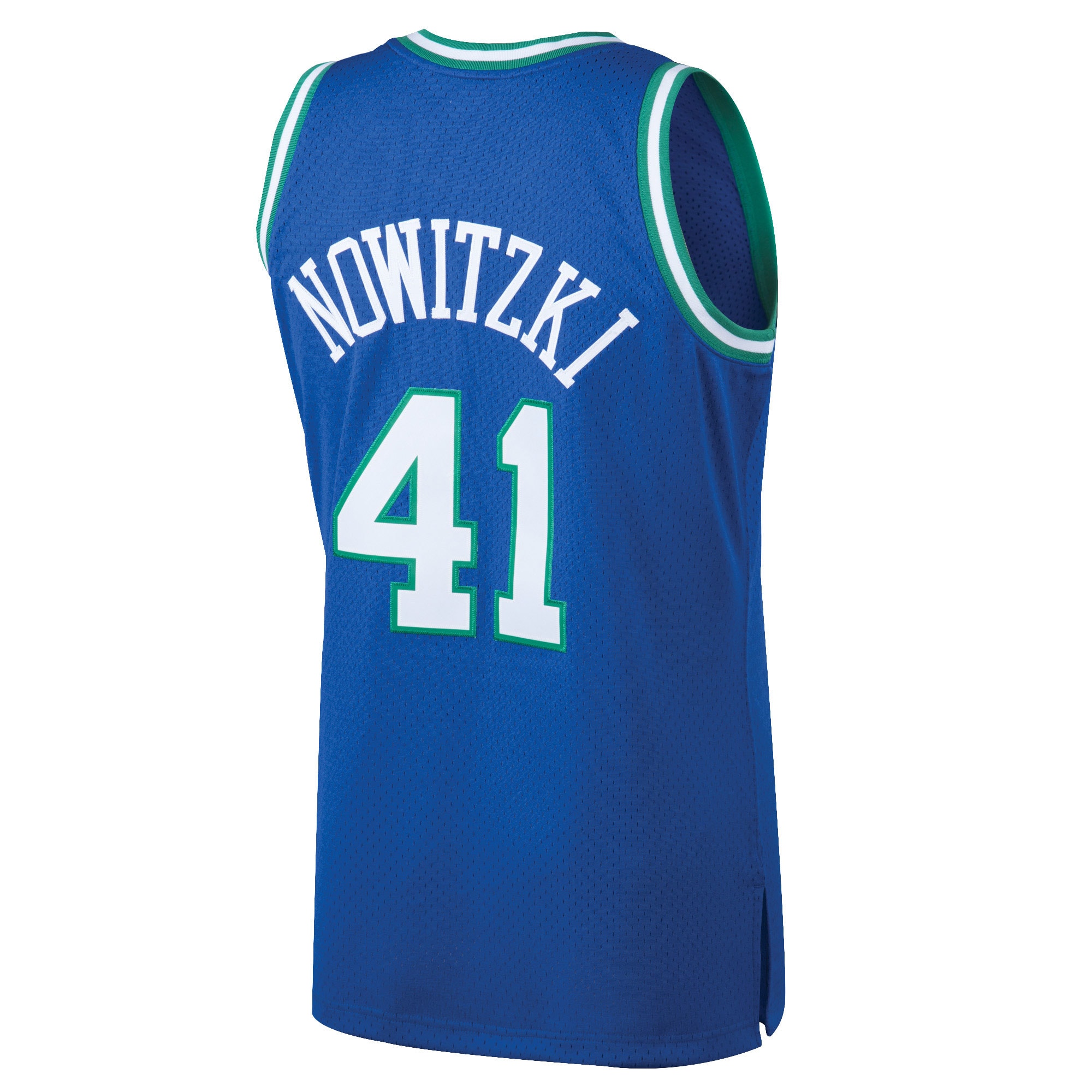 Dirk Nowitzki Dallas Mavericks Mitchell & Ness 1998-99 Hardwood Classics Swingman Jersey - Blue