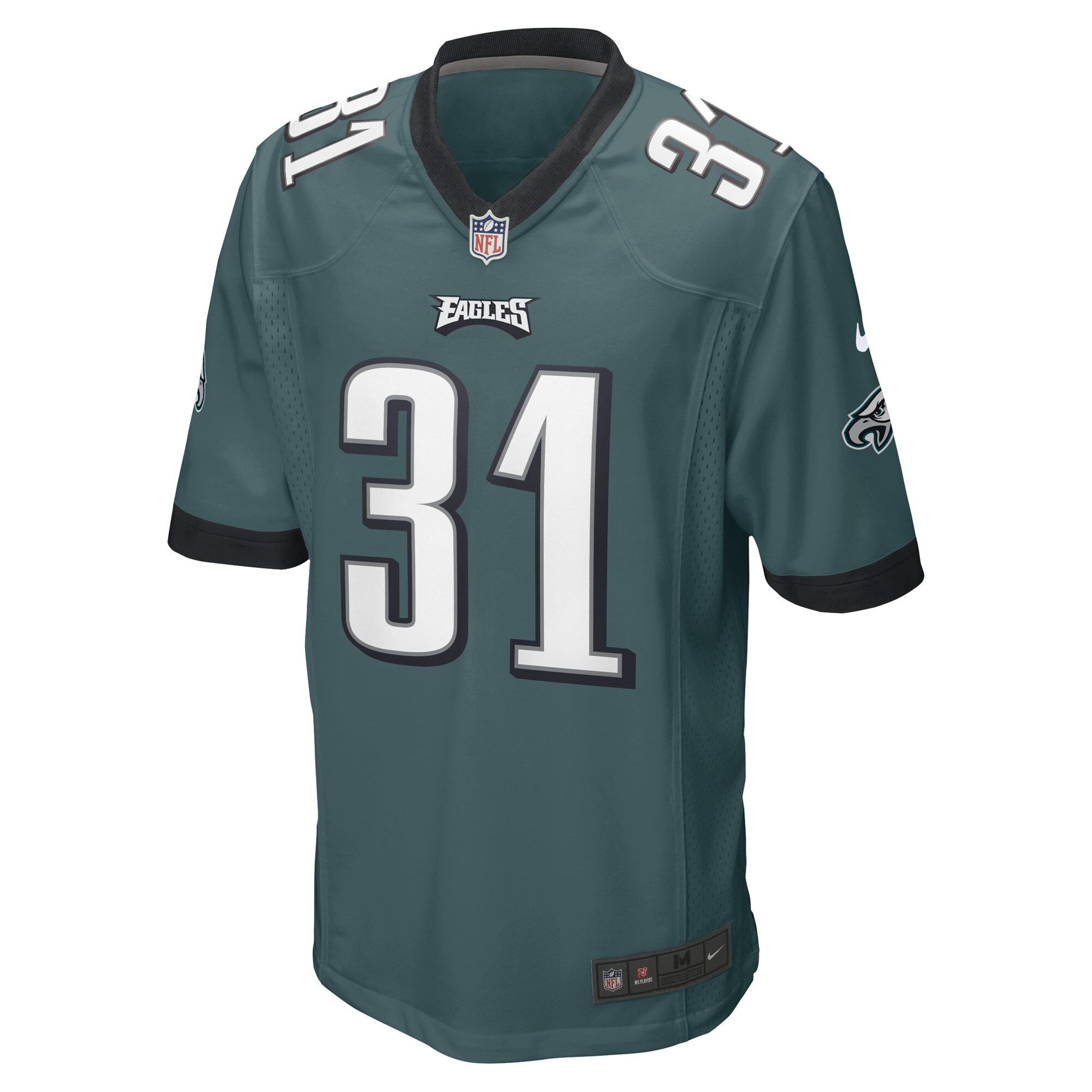Mario Goodrich Philadelphia Eagles  Game Player Jersey - Midnight Green