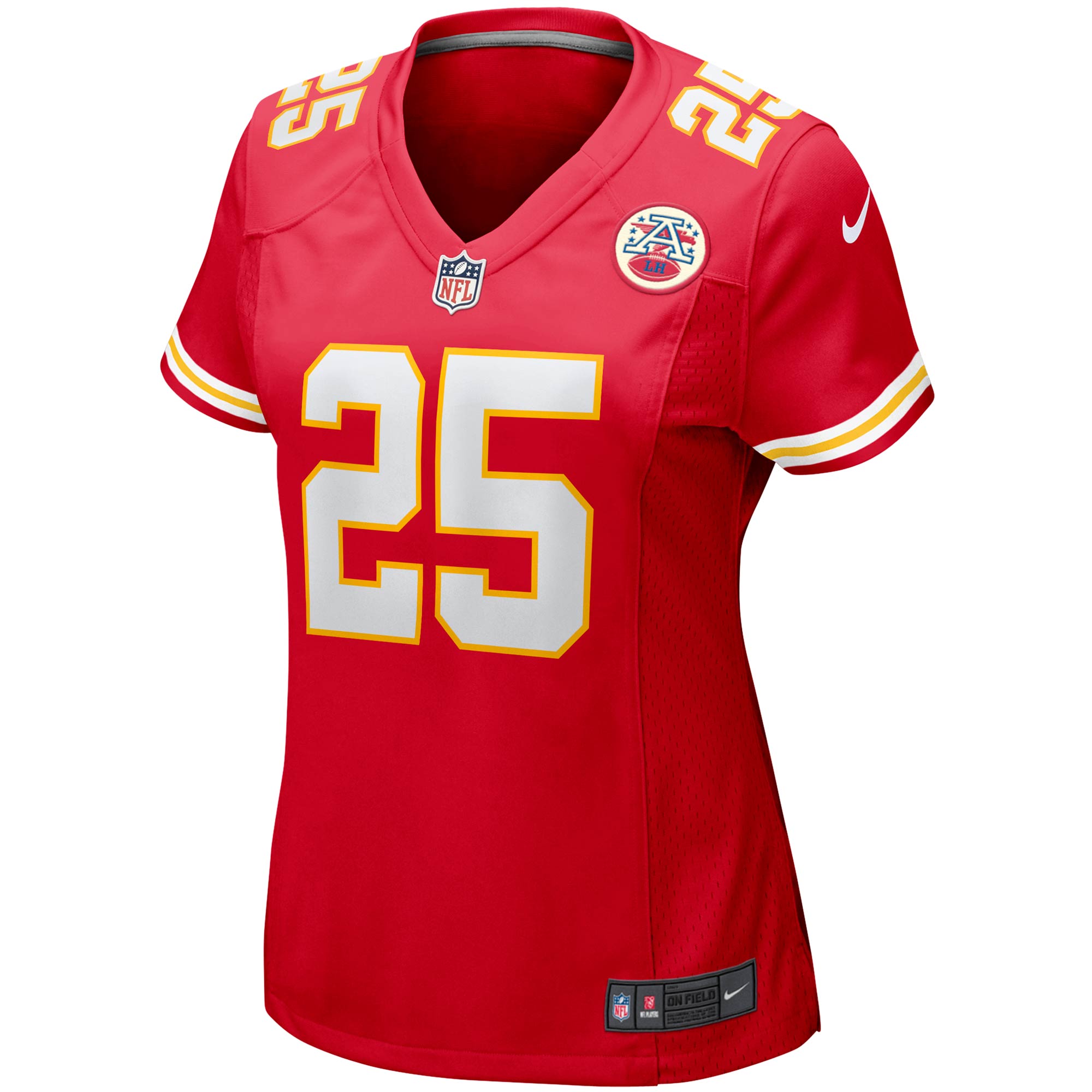 Clyde Edwards-Helaire Kansas City Chiefs  Women's Player Game Team Jersey - Red