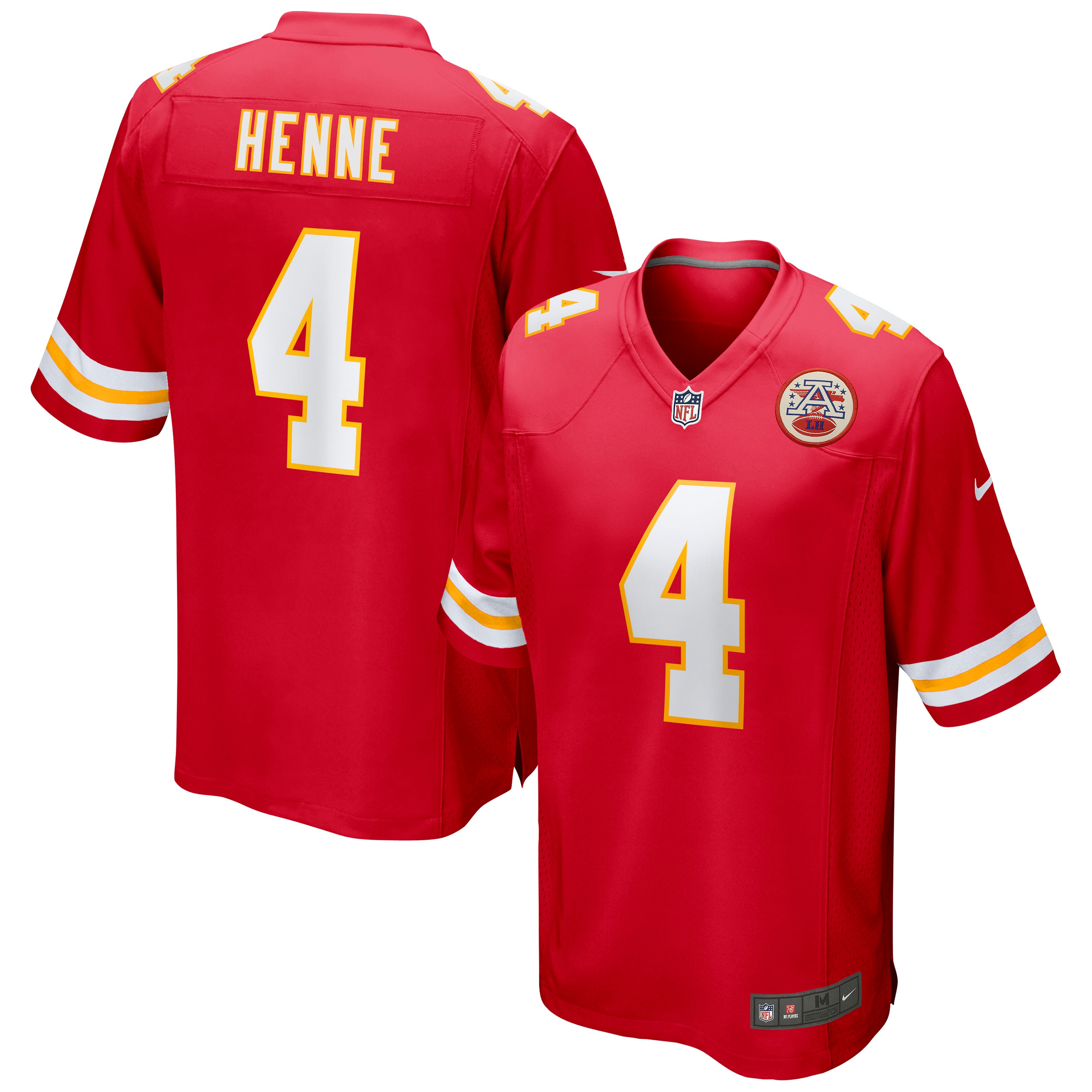 Chad Henne Kansas City Chiefs  Game Jersey - Red