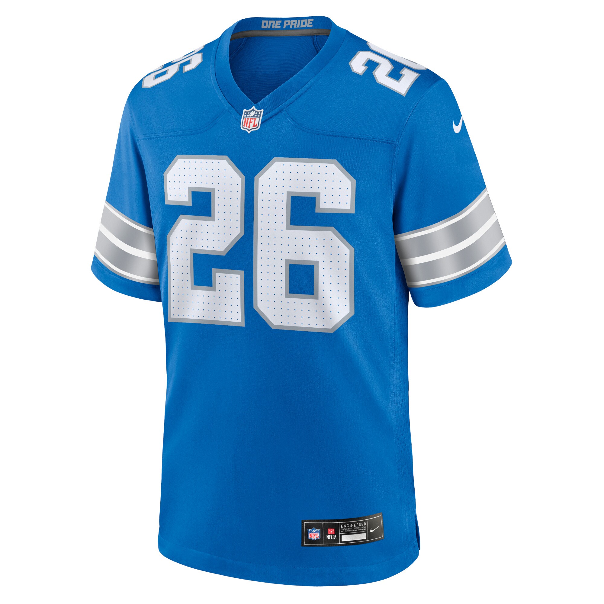 Jahmyr Gibbs Detroit Lions Game Jersey - White