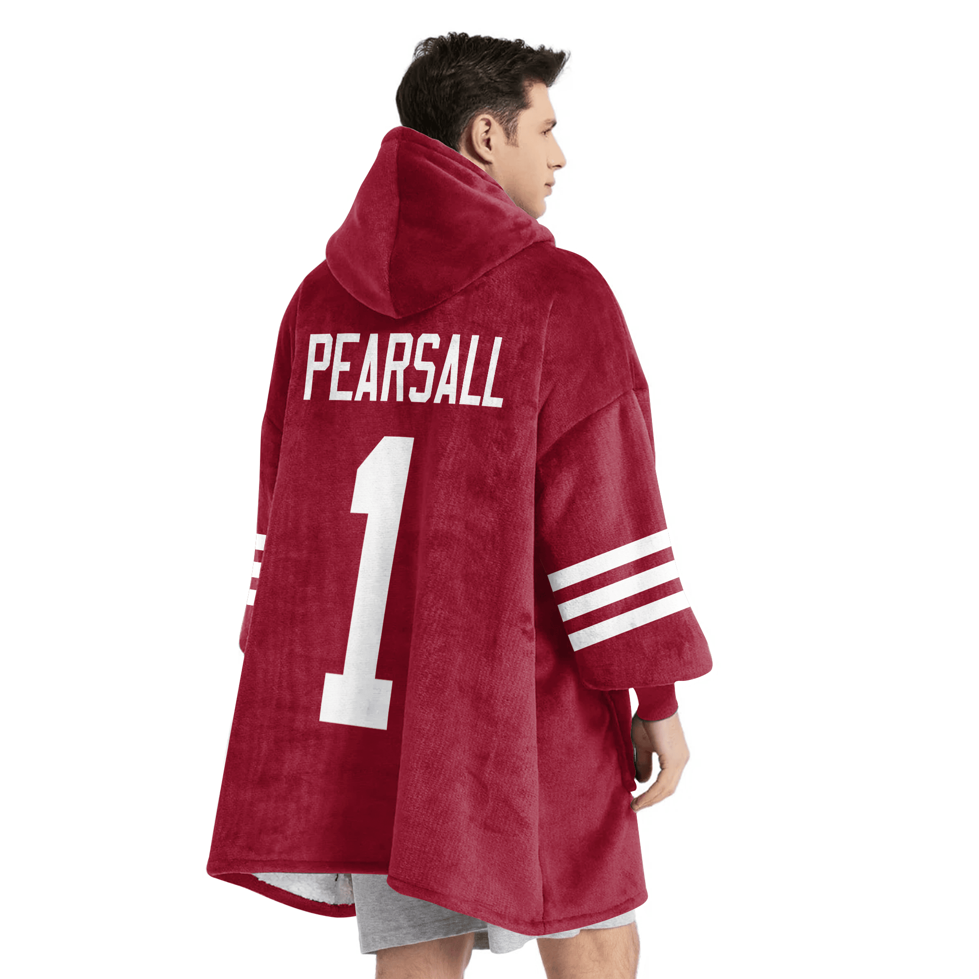 Adult R.P 1 San Francisco 49ers Football Unisex Blanket Hoodie