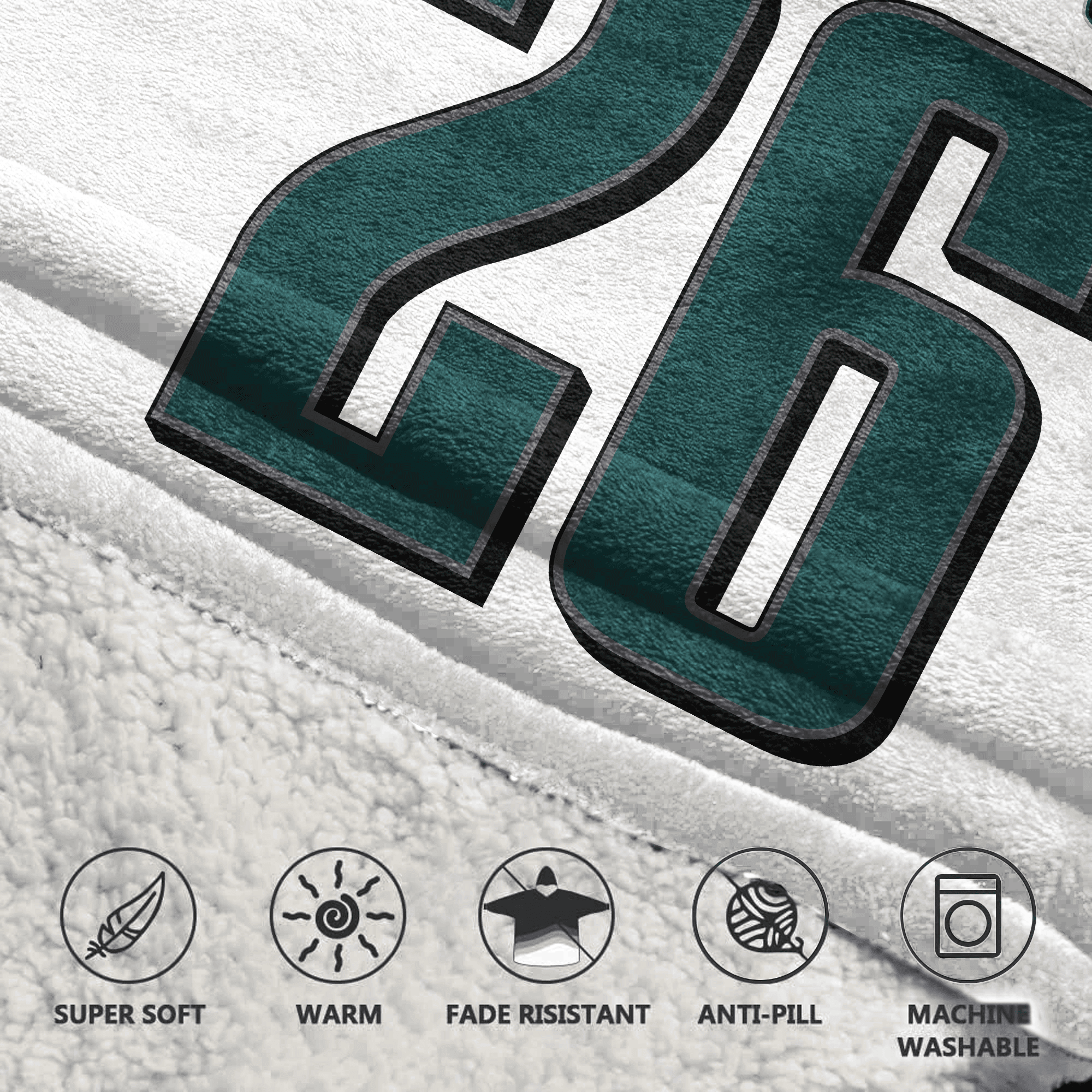 Captain S.B 26 Philadelphia Football Unisex Blanket Hoodie