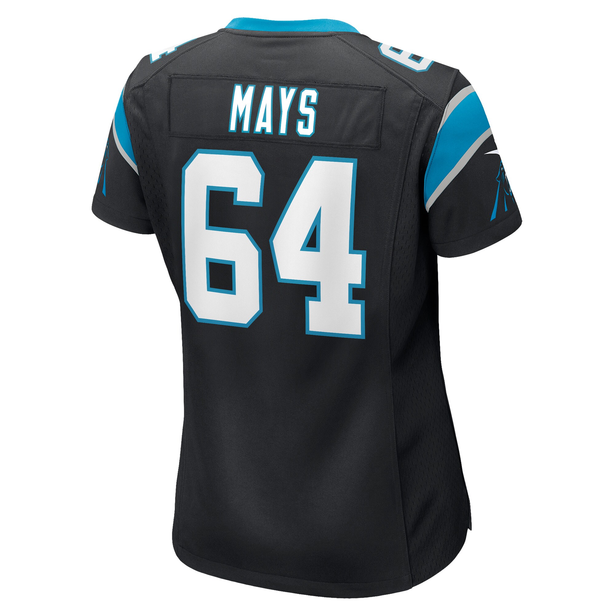 Cade Mays Carolina Panthers  Women's Game Player Jersey - Black