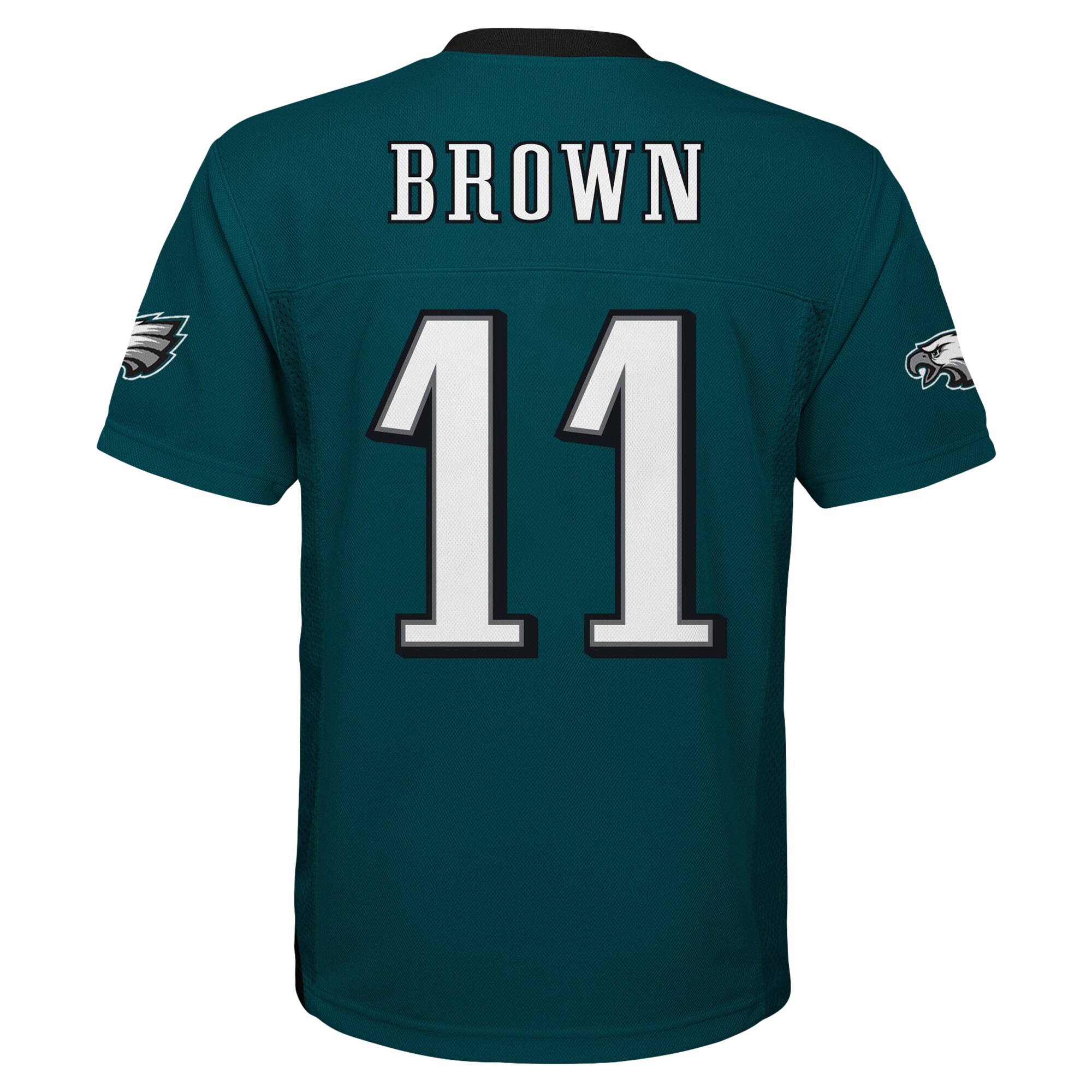 A.J. Brown Philadelphia Eagles #11 Youth Replica Player Jersey - Midnight Green