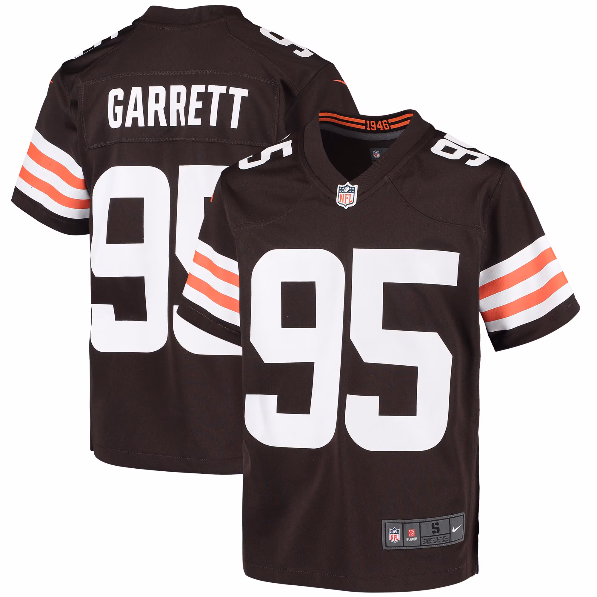 Myles Garrett Cleveland Browns Youth Game Jersey - Brown