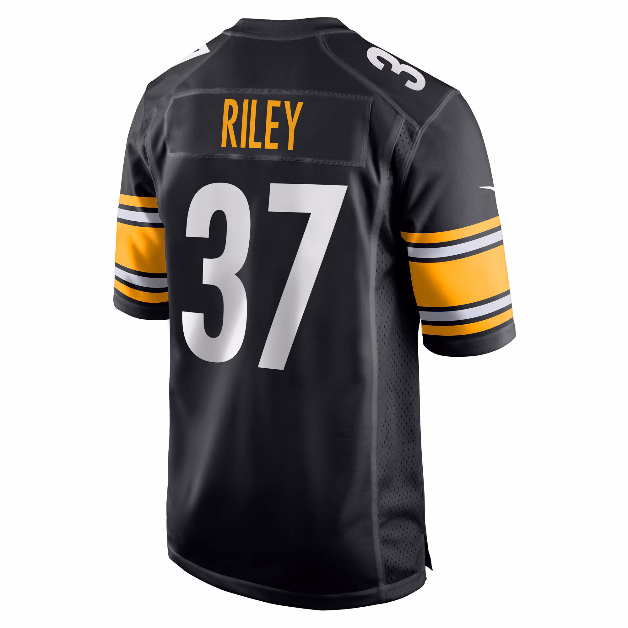 Elijah Riley Pittsburgh Steelers Game Player Jersey - Black