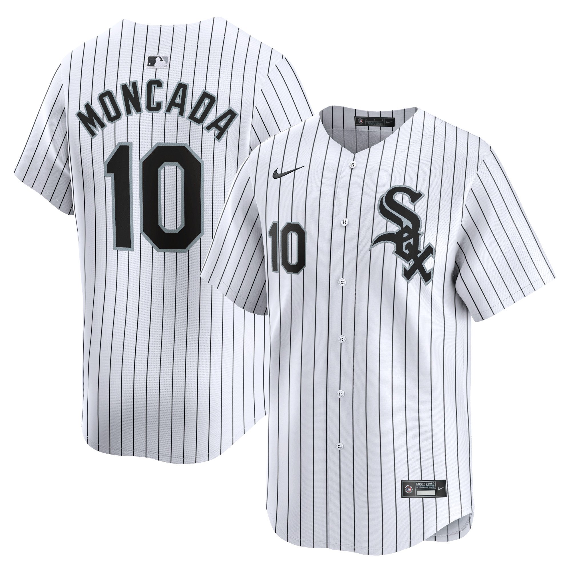Men's Chicago White Sox Yoan Moncada  White Home Limited Player Jersey