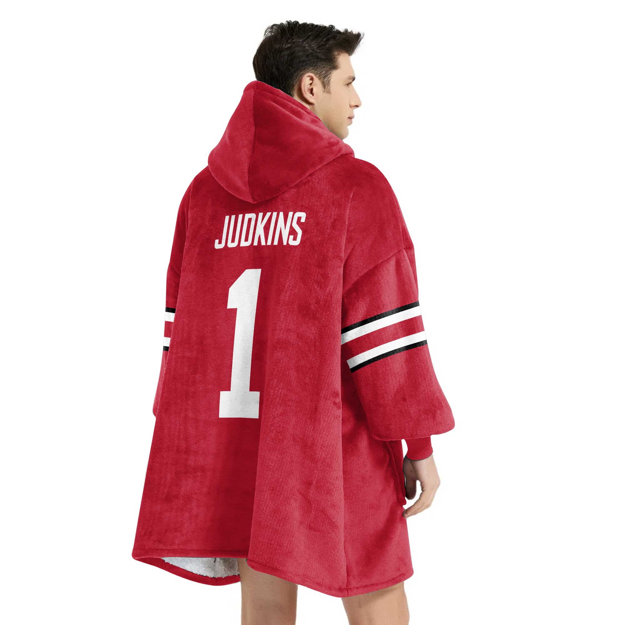 Adult 1 Ohio State Football Unisex Blanket Hoodie