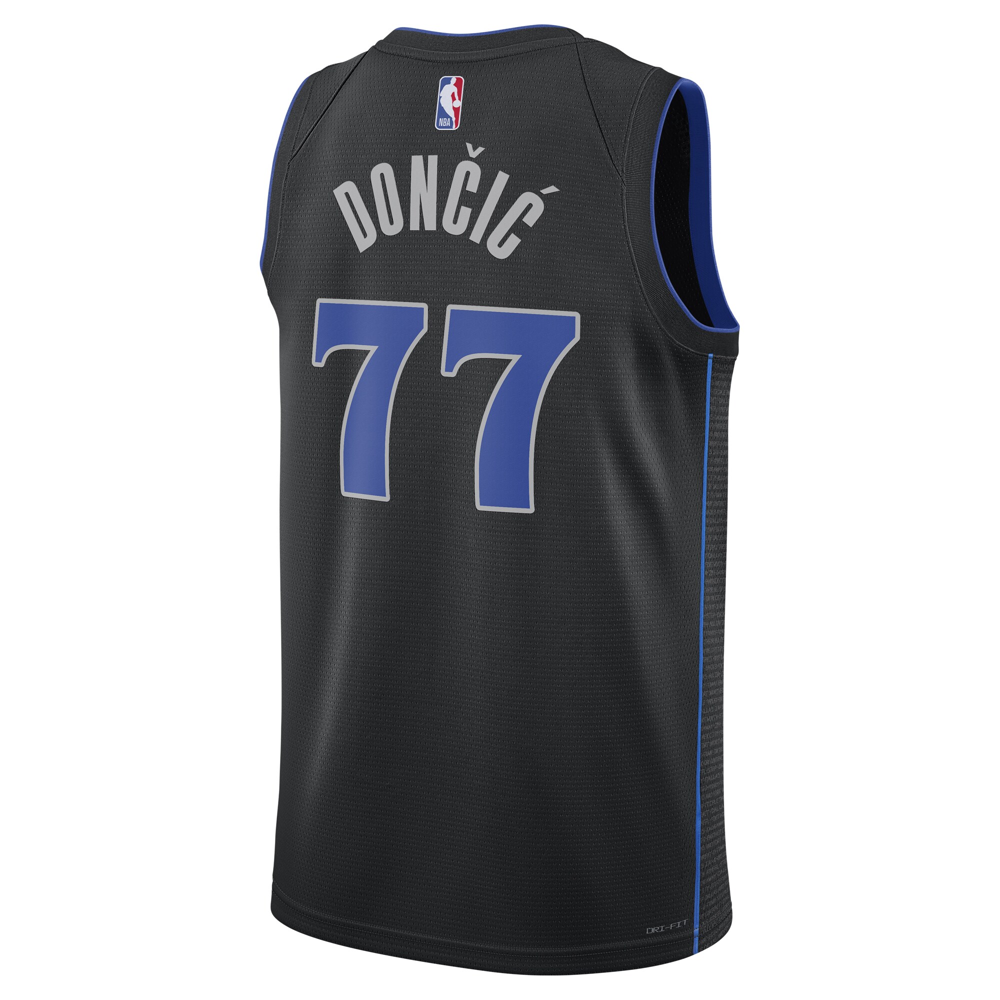 Unisex Dallas Mavericks Luka Dončić  Black 2023/24 Swingman Jersey - City Edition