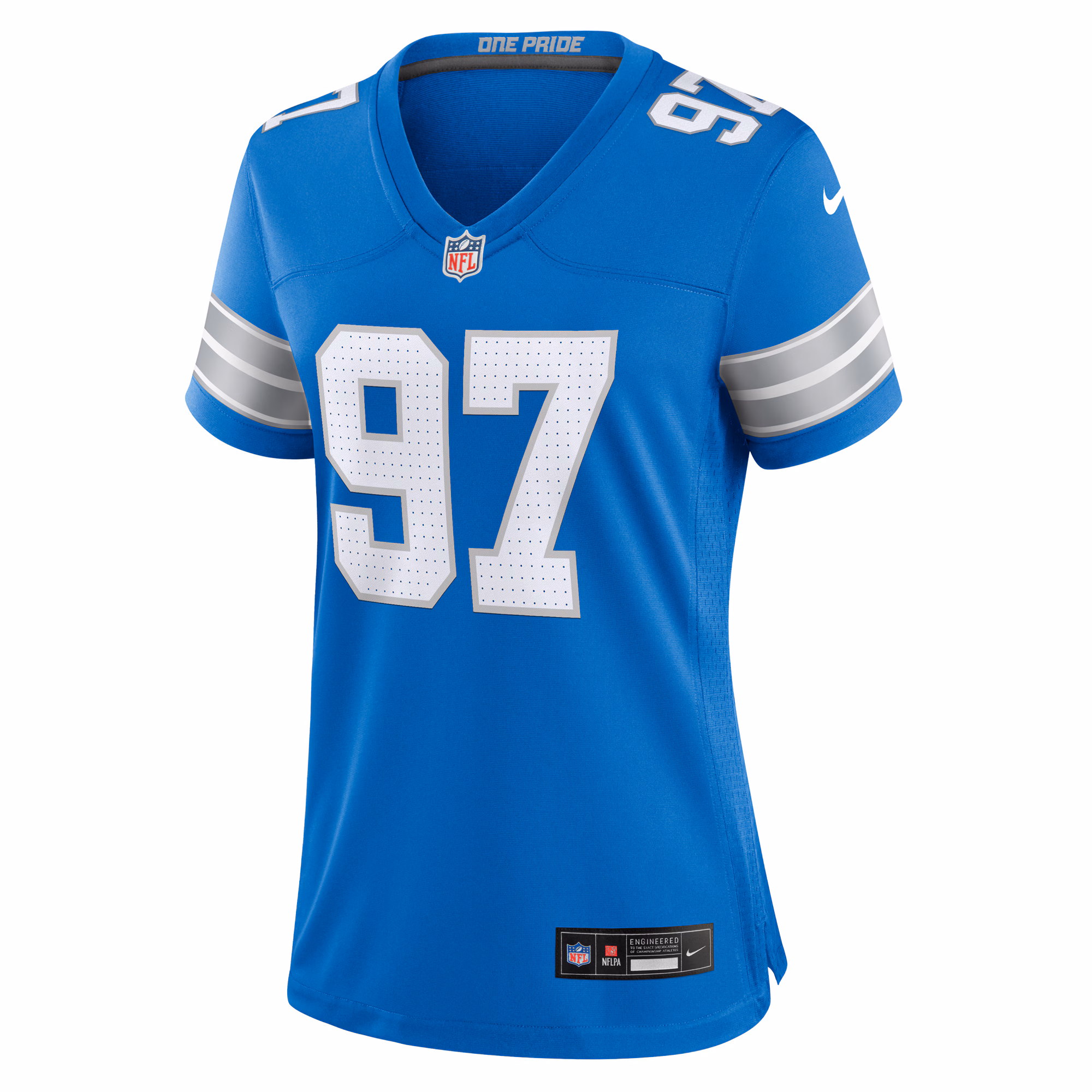Aidan Hutchinson Detroit Lions Women's Game Jersey - Blue