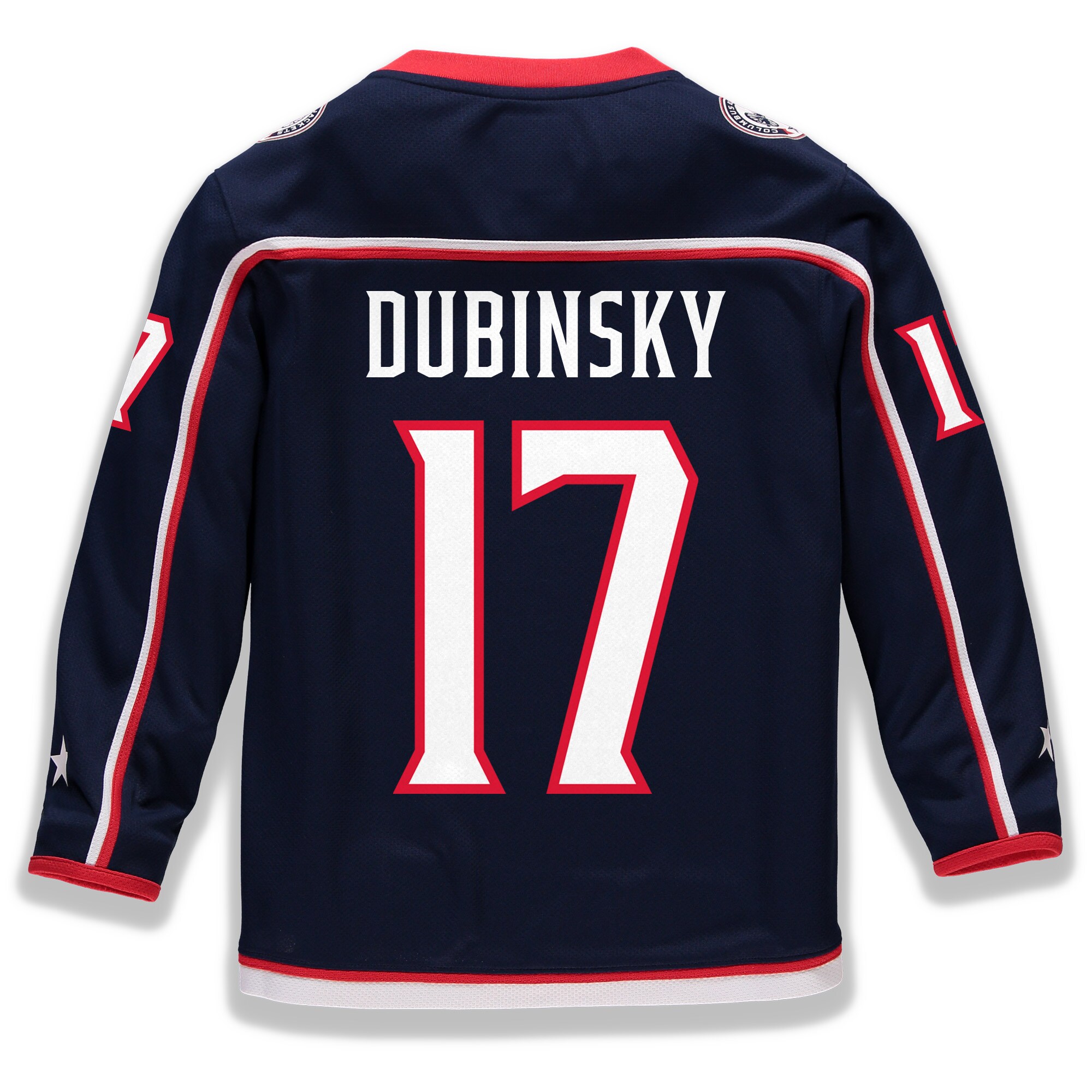 Brandon Dubinsky Columbus Blue Jackets Youth Home Replica Player Jersey - Navy