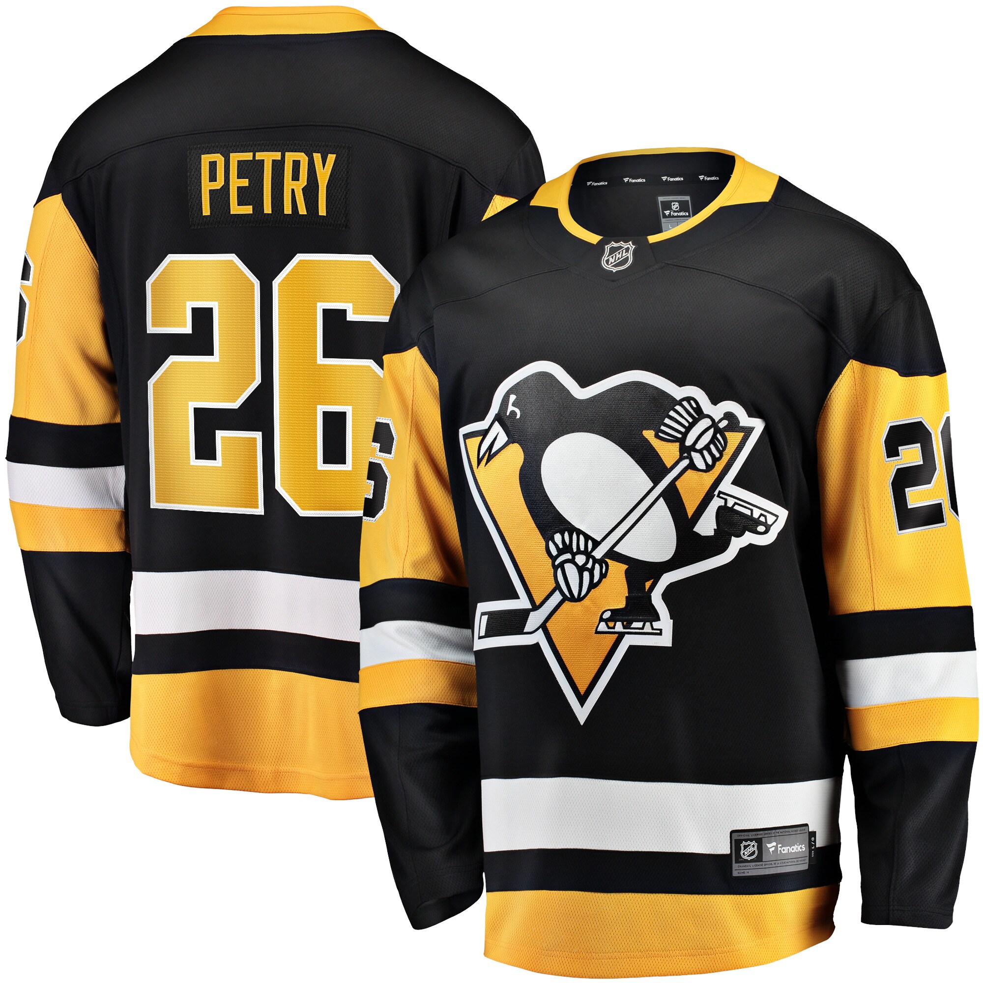 Jeff Petry Pittsburgh Penguins Home Breakaway Player Jersey - Black