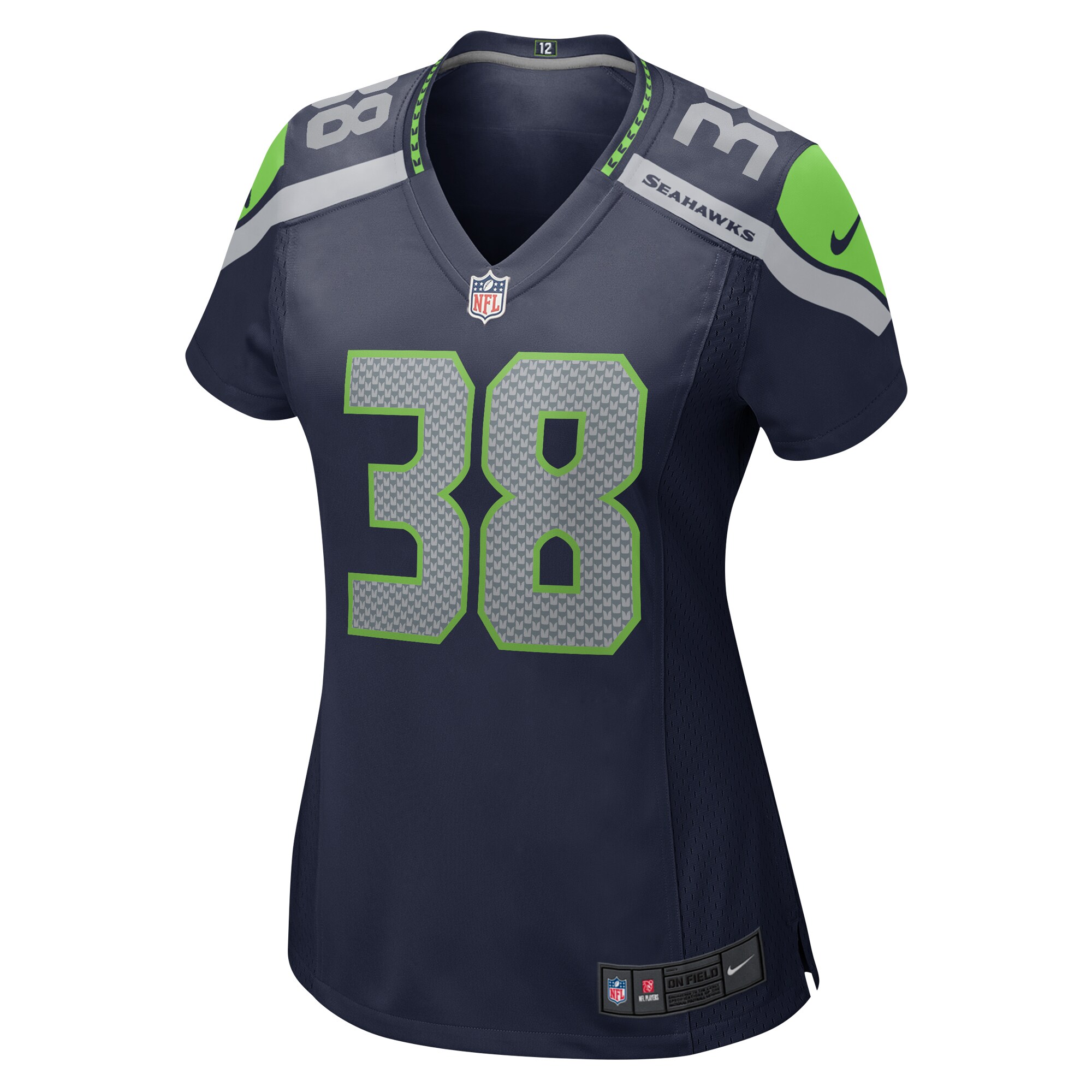 Godwin Igwebuike Seattle Seahawks  Women's Home Game Player Jersey - College Navy
