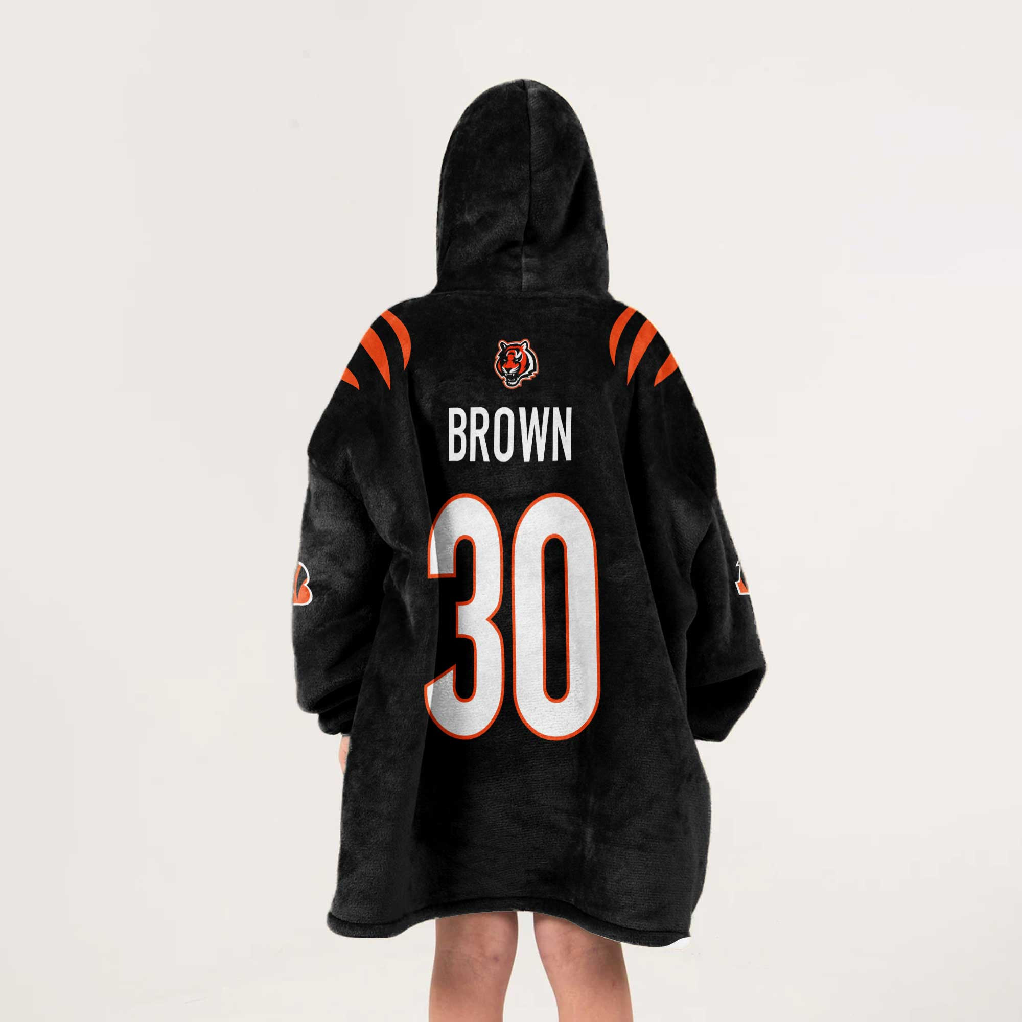 Kid 30 Cincinnati Football Unisex Blanket Hoodie