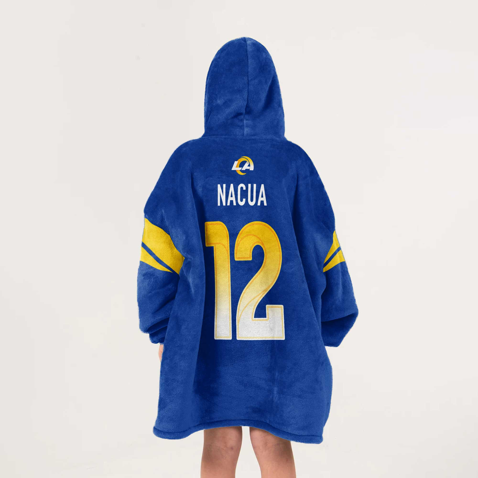 Kid P.N 12 Los Angeles R Football Unisex Blanket Hoodie