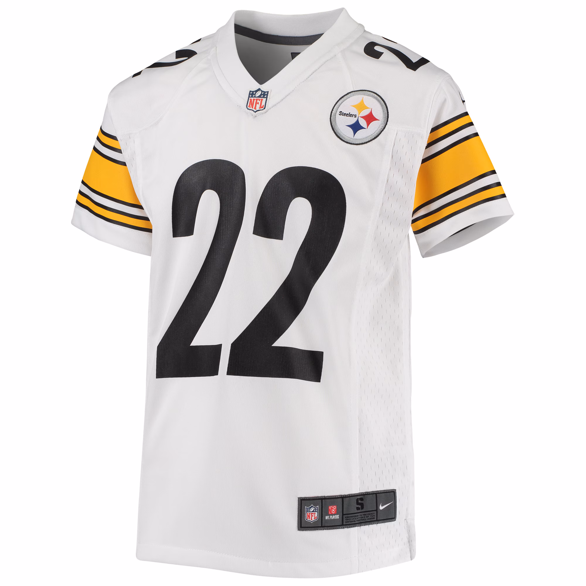 Najee Harris Pittsburgh Steelers Youth Game Jersey - White