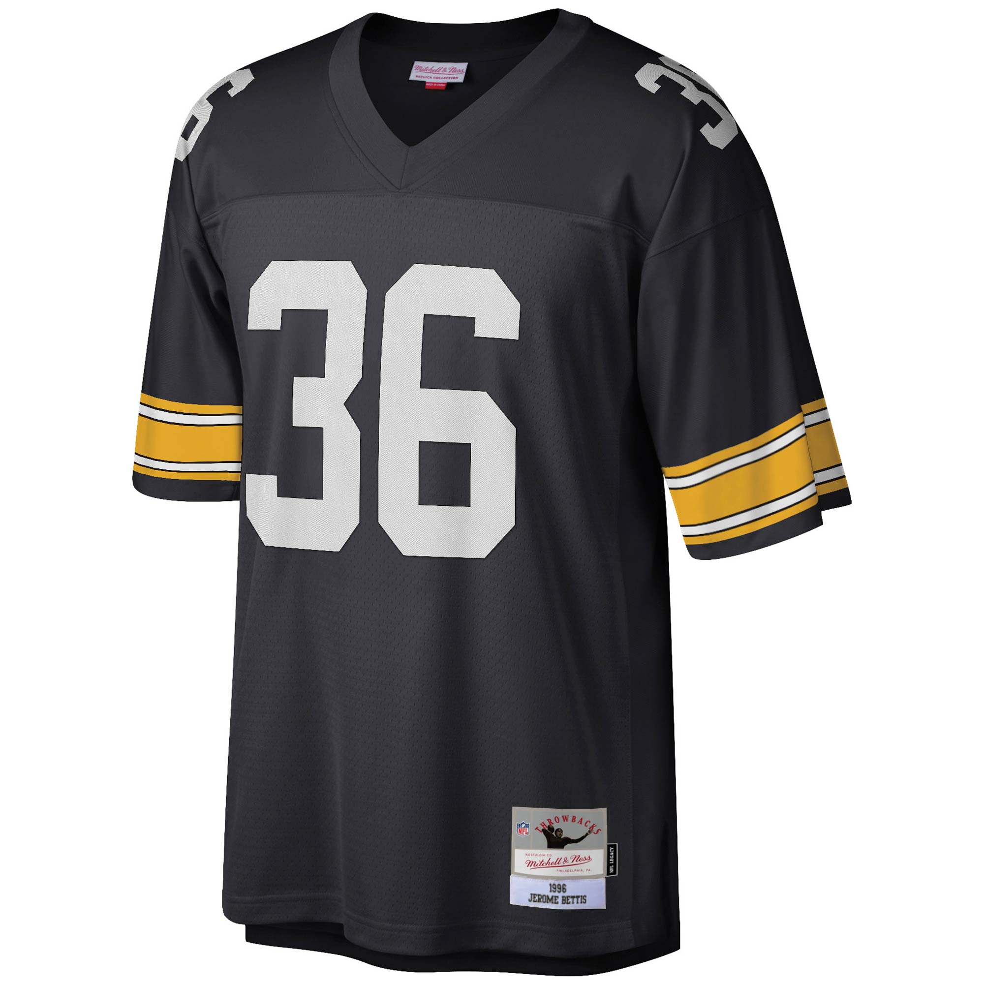 Jerome Bettis Pittsburgh Steelers  Legacy Replica Jersey - Black