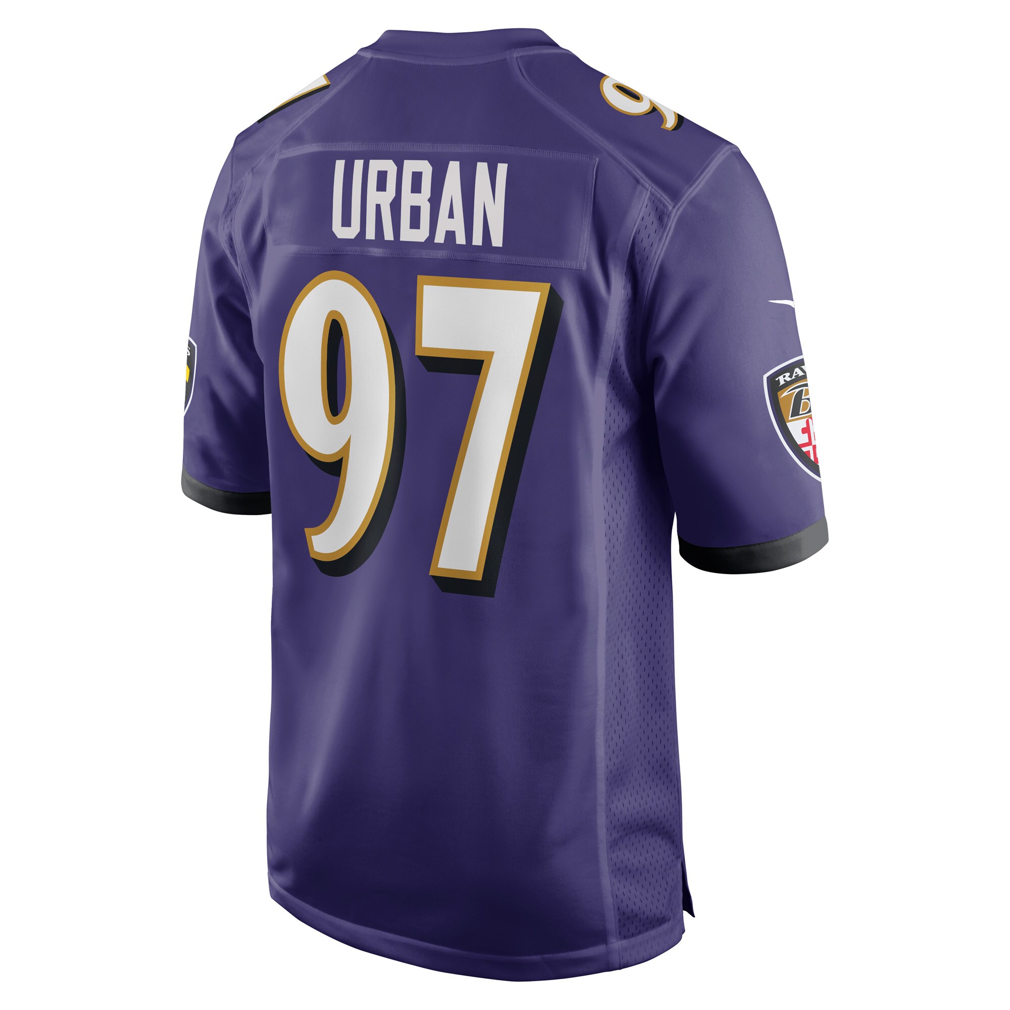Brent Urban Baltimore Ravens  Game Player Jersey - Purple