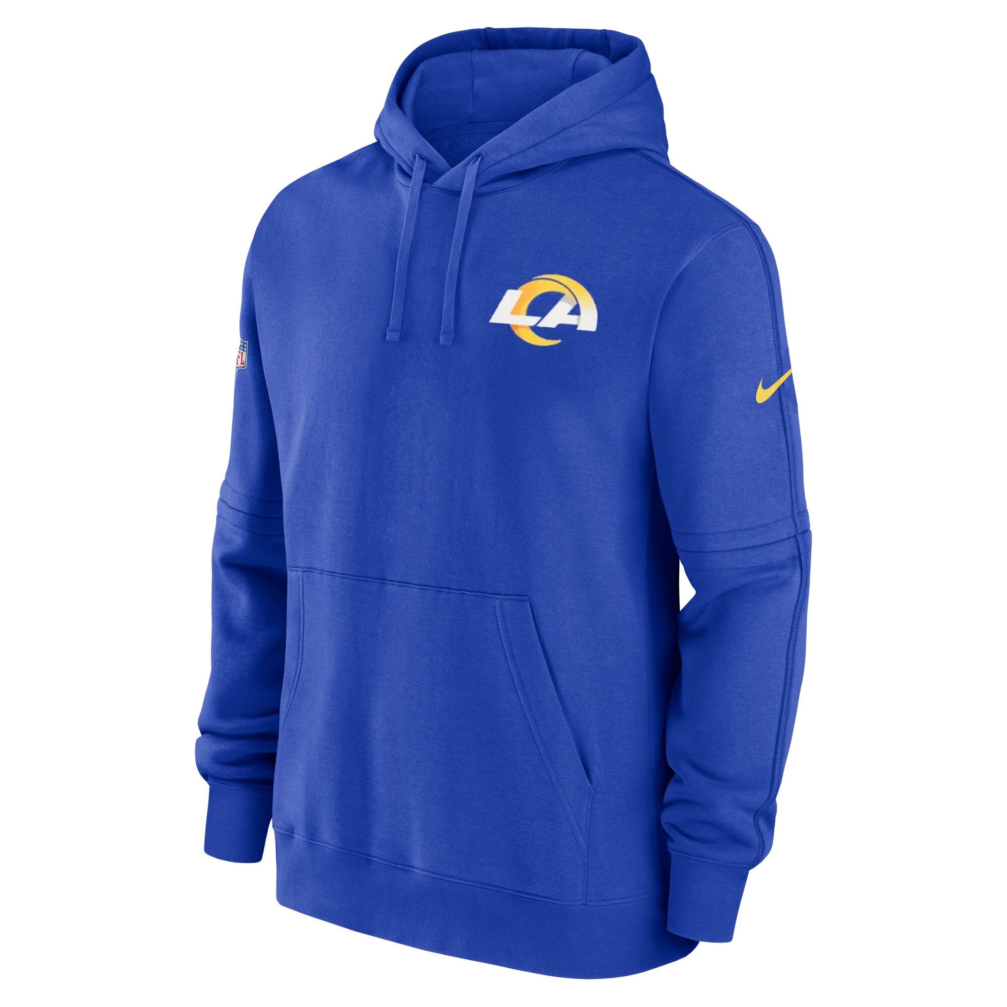 Los Angeles Rams Sideline Club Fleece Pullover Hoodie - Royal