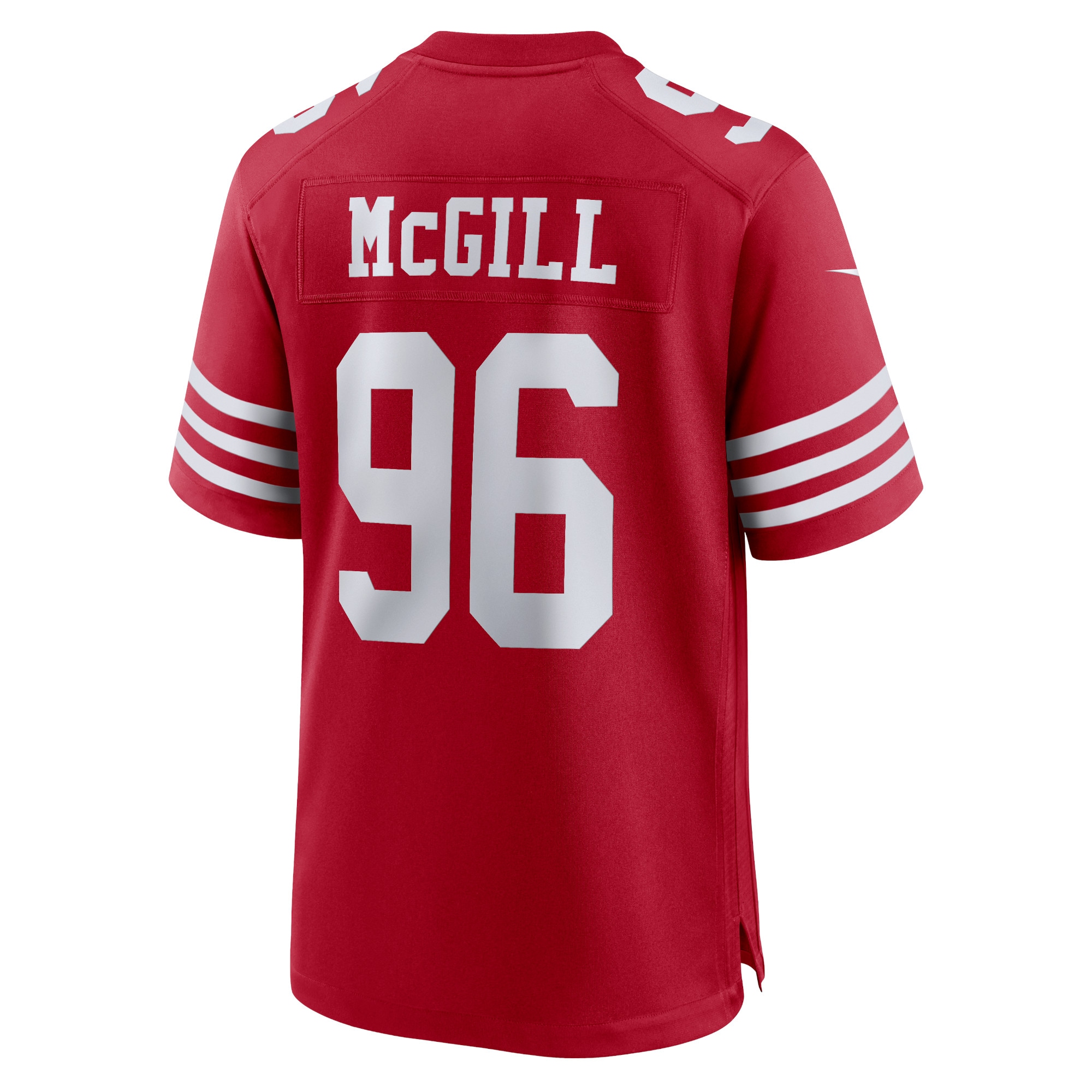 T.Y. McGill San Francisco 49ers  Home Game Player Jersey - Scarlet