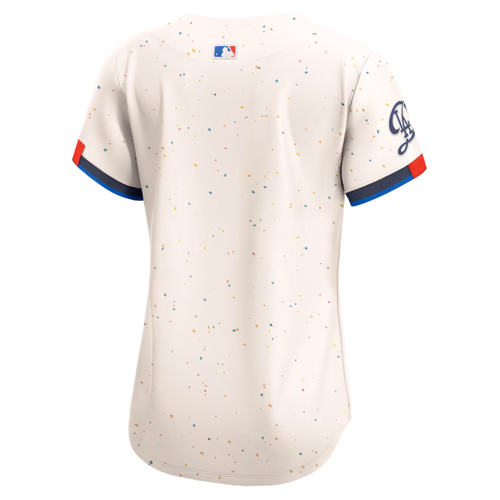 Los Angeles Dodgers Women's 2025 World Series City Connect Limited Jersey - Cream