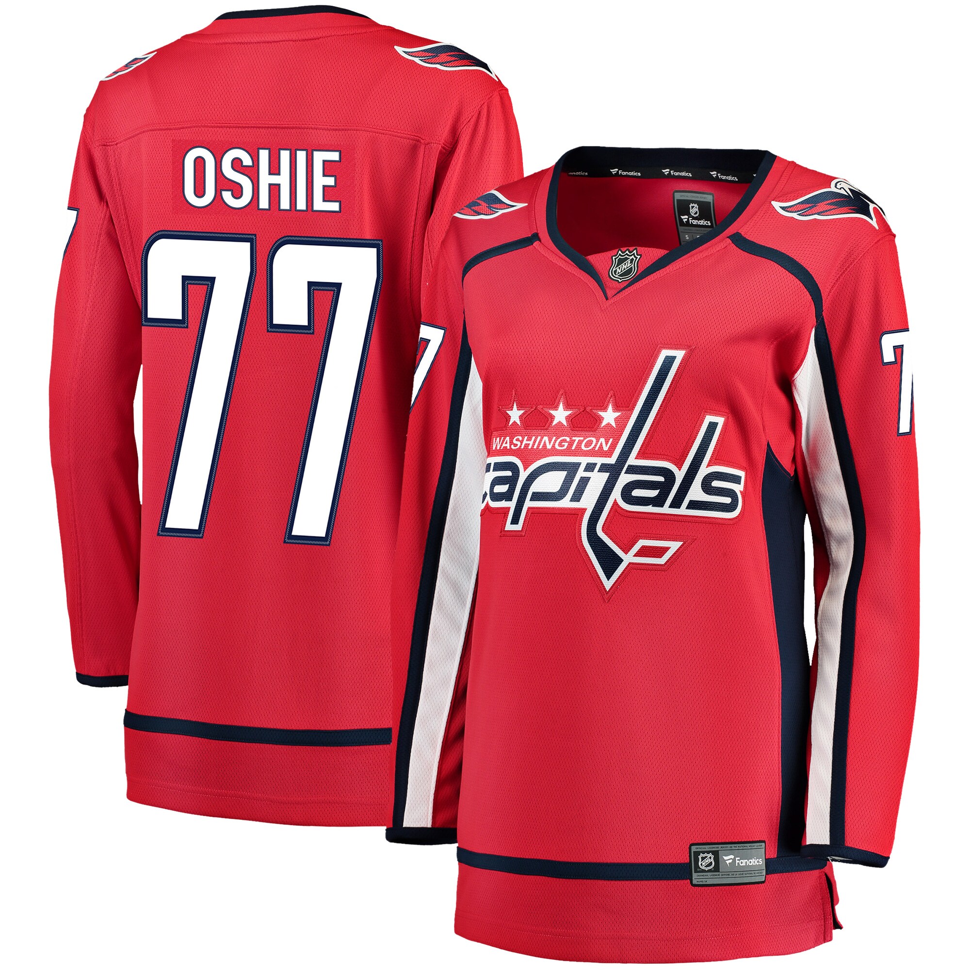 TJ Oshie Washington Capitals Women's 2019/20 Breakaway Player Jersey - Red