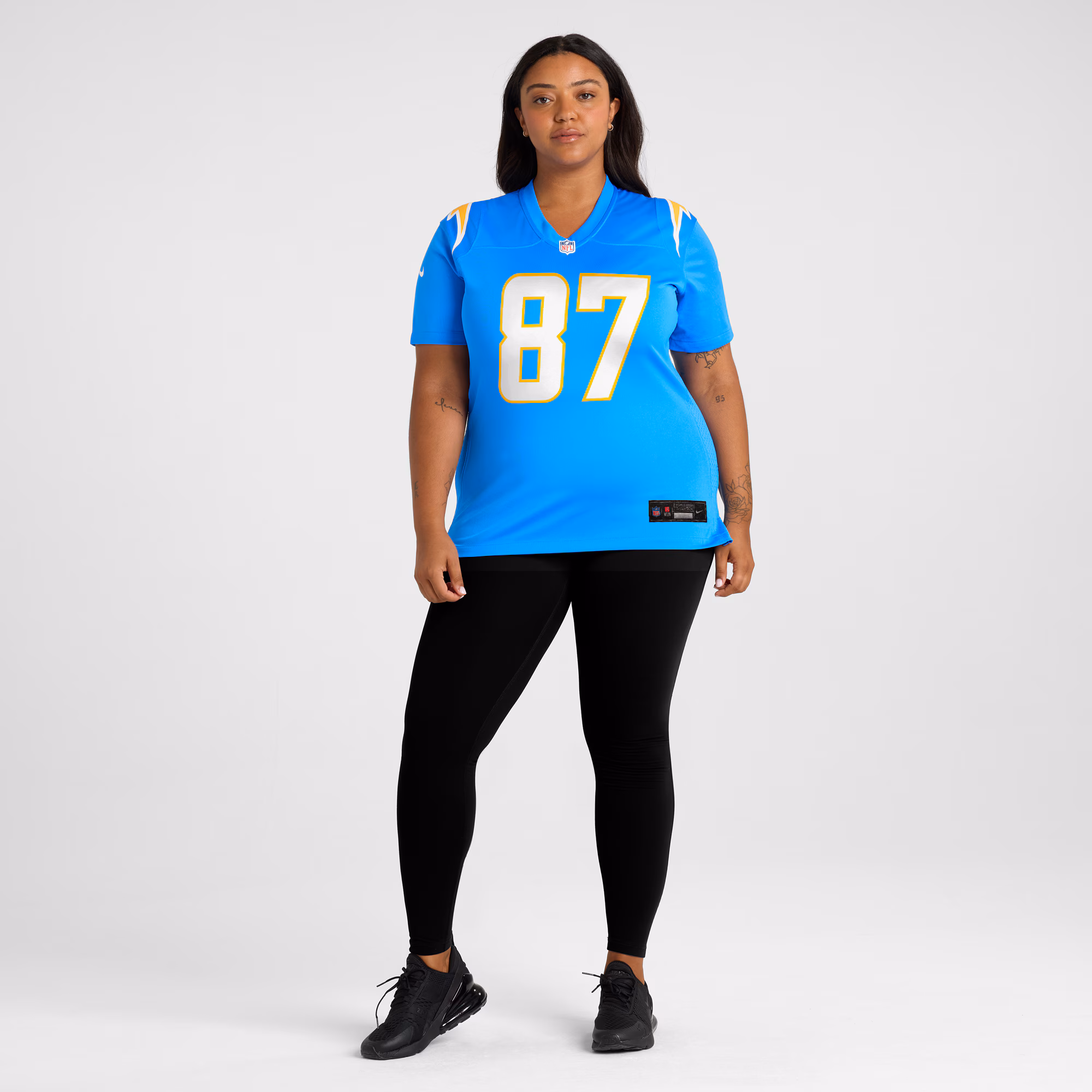 Simi Fehoko Los Angeles Chargers Women's  Game Jersey -  Powder Blue