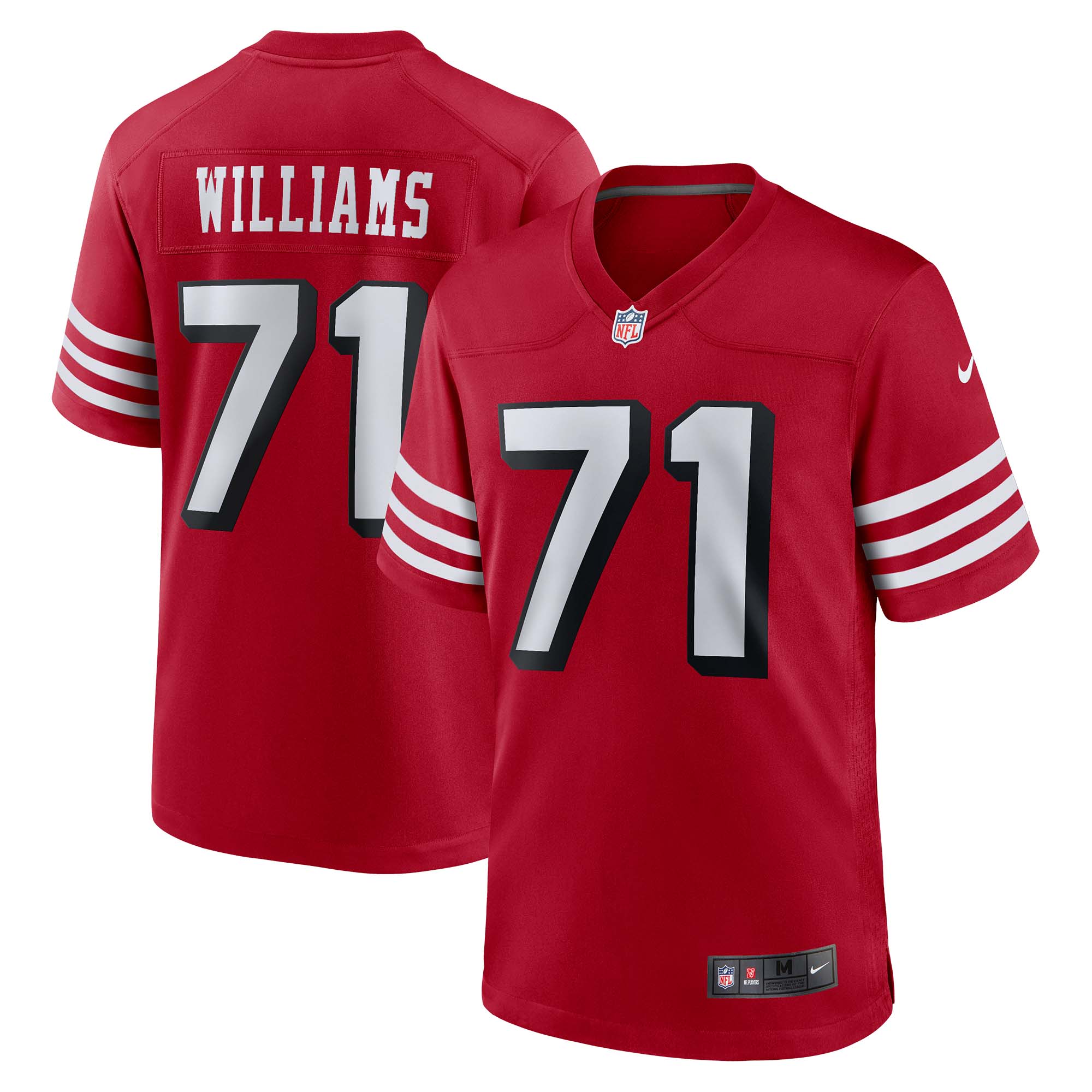Trent Williams San Francisco 49ers  Alternate Game Jersey - Scarlet