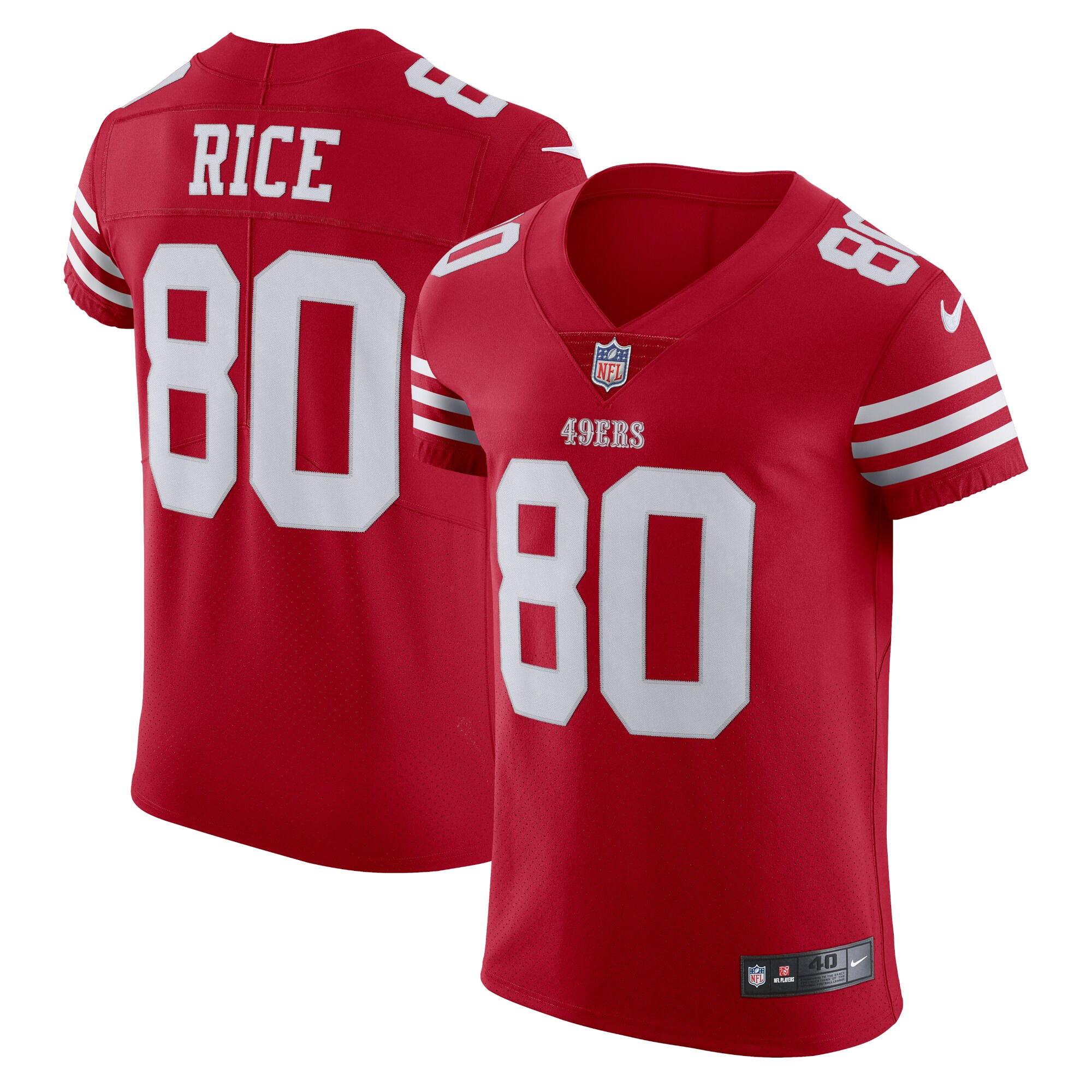 Jerry Rice San Francisco 49ers  Vapor Elite Retired Player Jersey - Scarlet