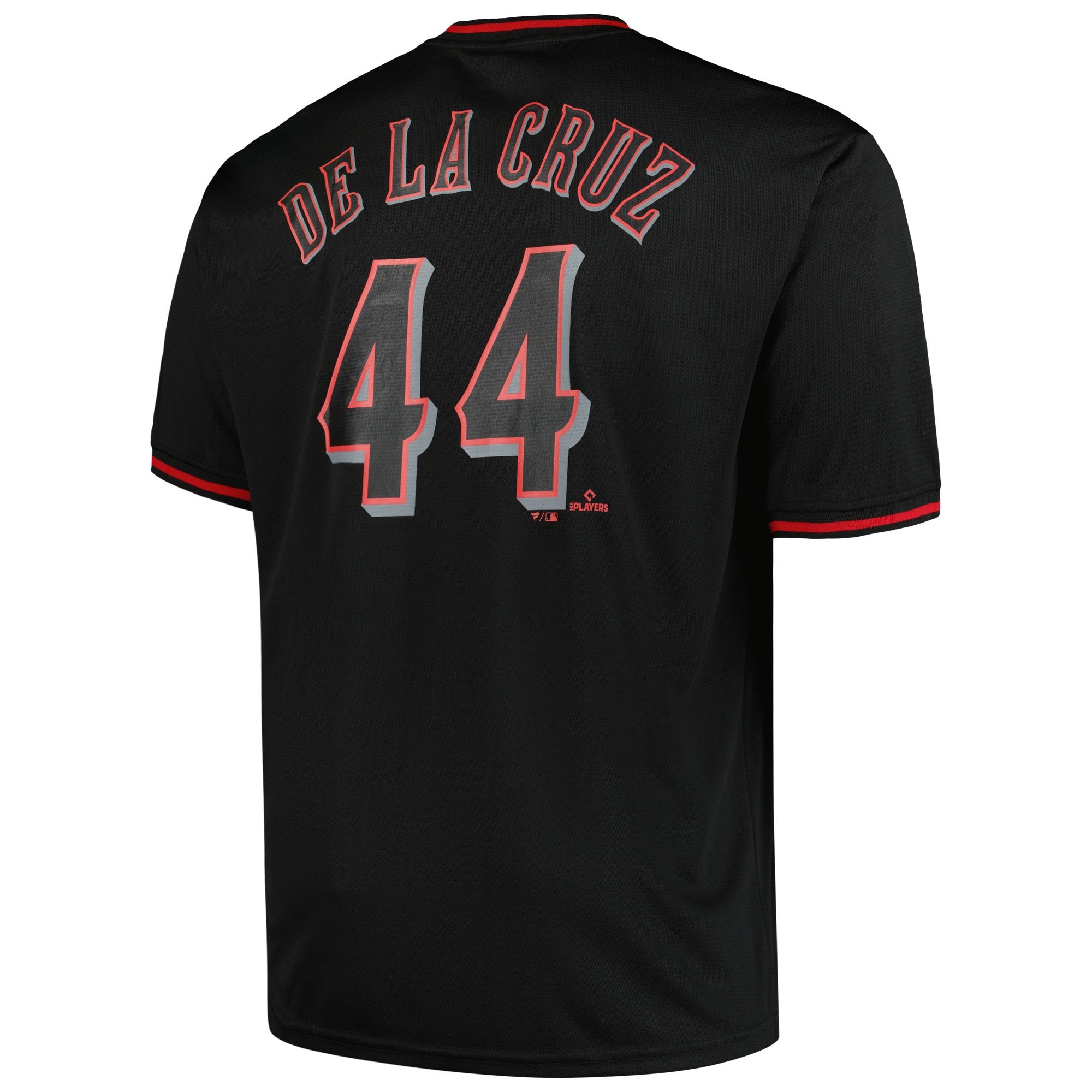 Men's Cincinnati Reds Elly De La Cruz Profile Black Big & Tall Pop Fashion Player Jersey